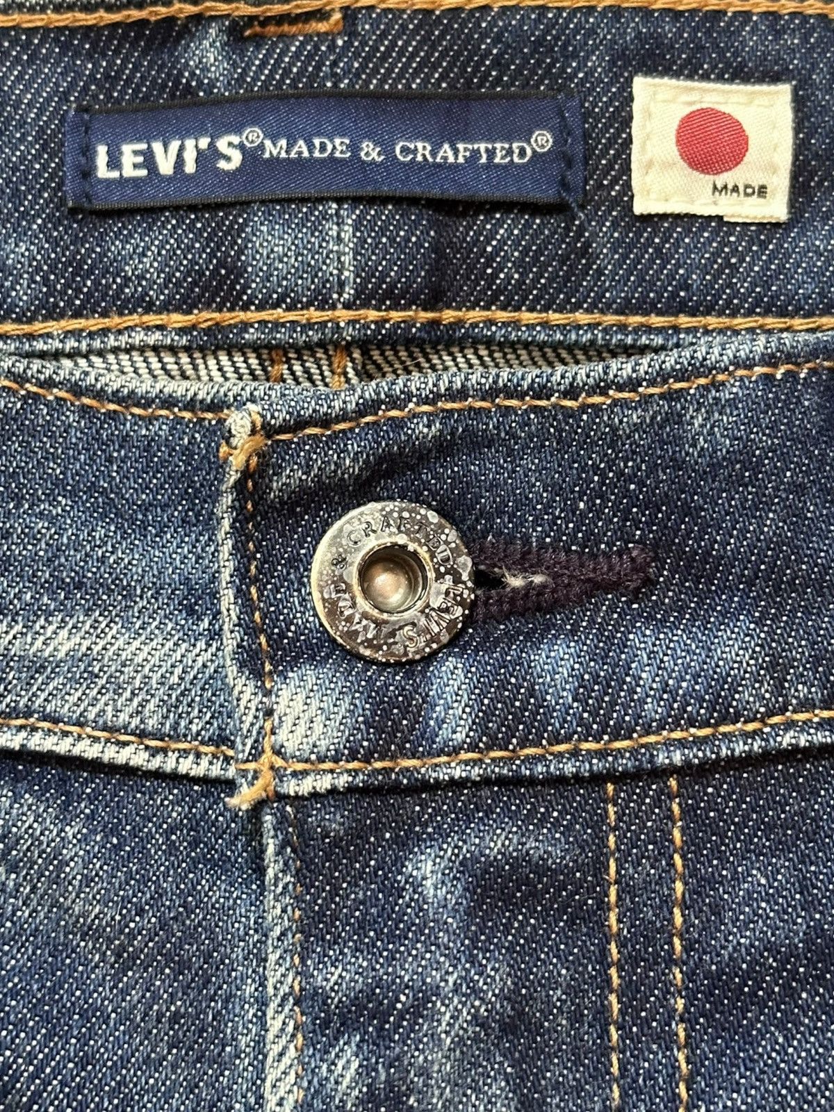 Levi's Made & Crafted Levi’s 502 Made&Crafted Tapered Big E Selvedge Mudwash Denim Size US 33 - 8 Thumbnail