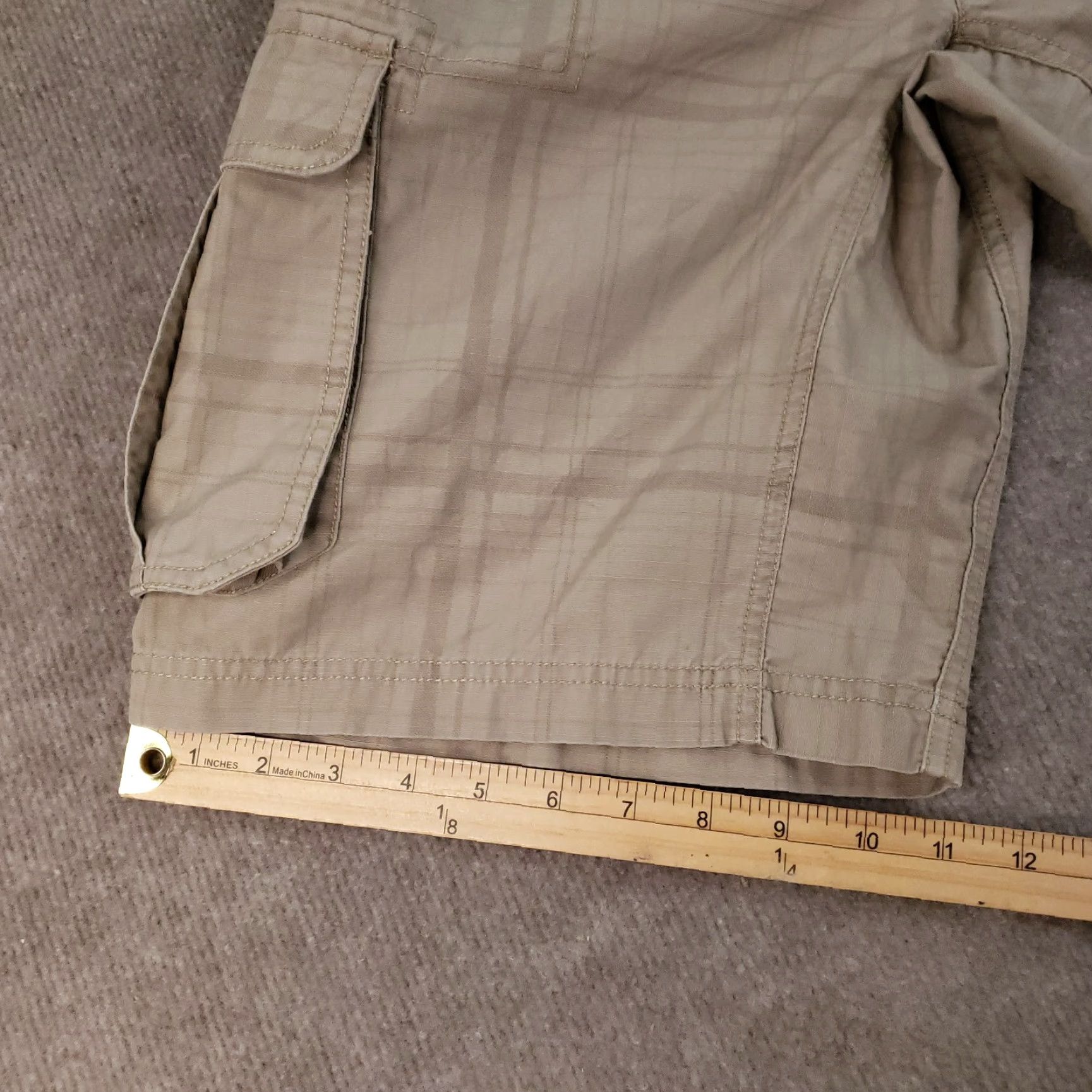 The North Face The North Face Shorts Mens 34 Beige Plaid Cargo Outdoors Hiking Pockets Shirt/Shorts Size US 33 - 3 Thumbnail