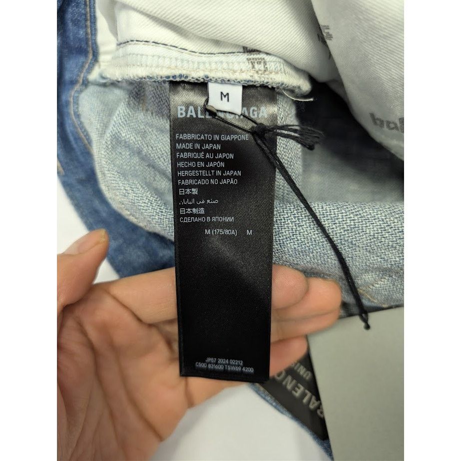 Balenciaga o1rshd1 Denim Shorts in Blue Size US 32 / EU 48 - 17 Thumbnail