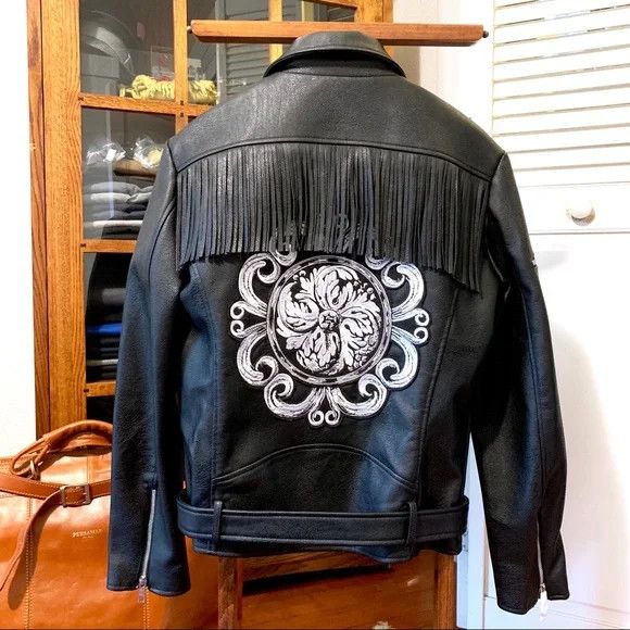 Vintage × Zara RARE❗️Zara racing leatherette jacket | Grailed