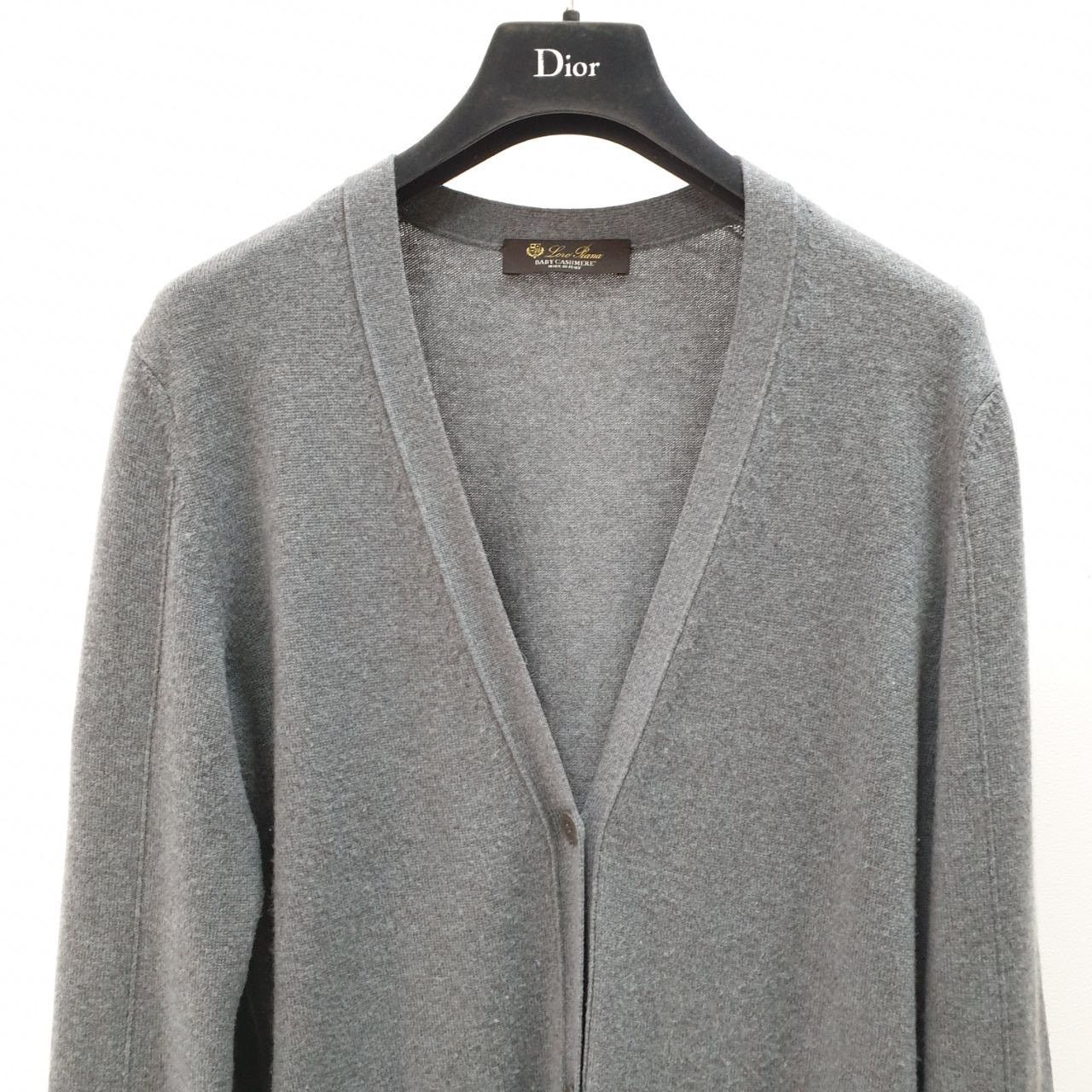 Loro Piana Loro Piana Gray Baby Cashmere Cardigan Sz.42 Size M / US 6-8 / IT 42-44 - 3 Thumbnail