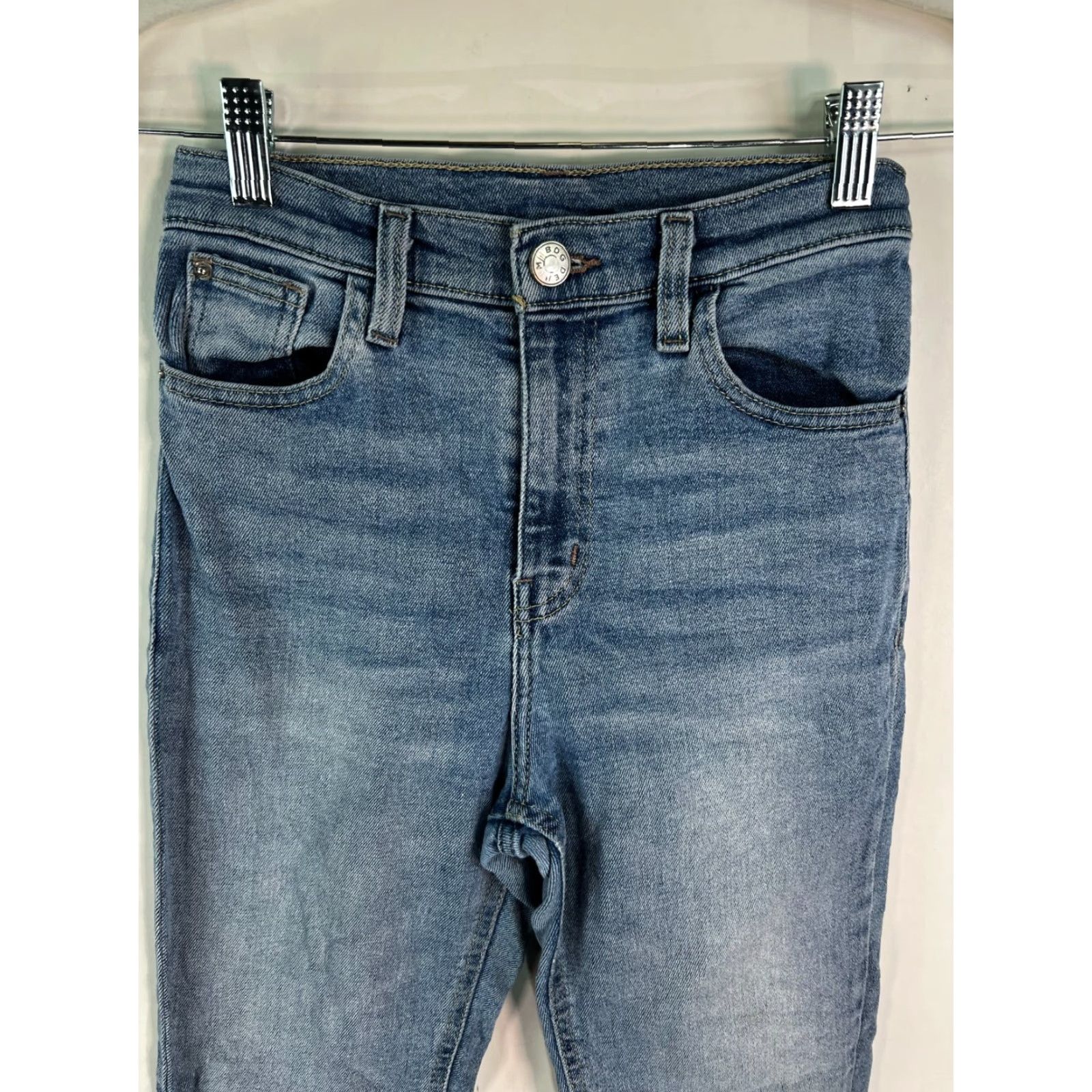 Urban Outfitters VINTAGE Urban Outfitters Womens BDG Chino Raw Hem Blue Denim Jeans 24X24 Size 42" / US 20 - 2 Thumbnail
