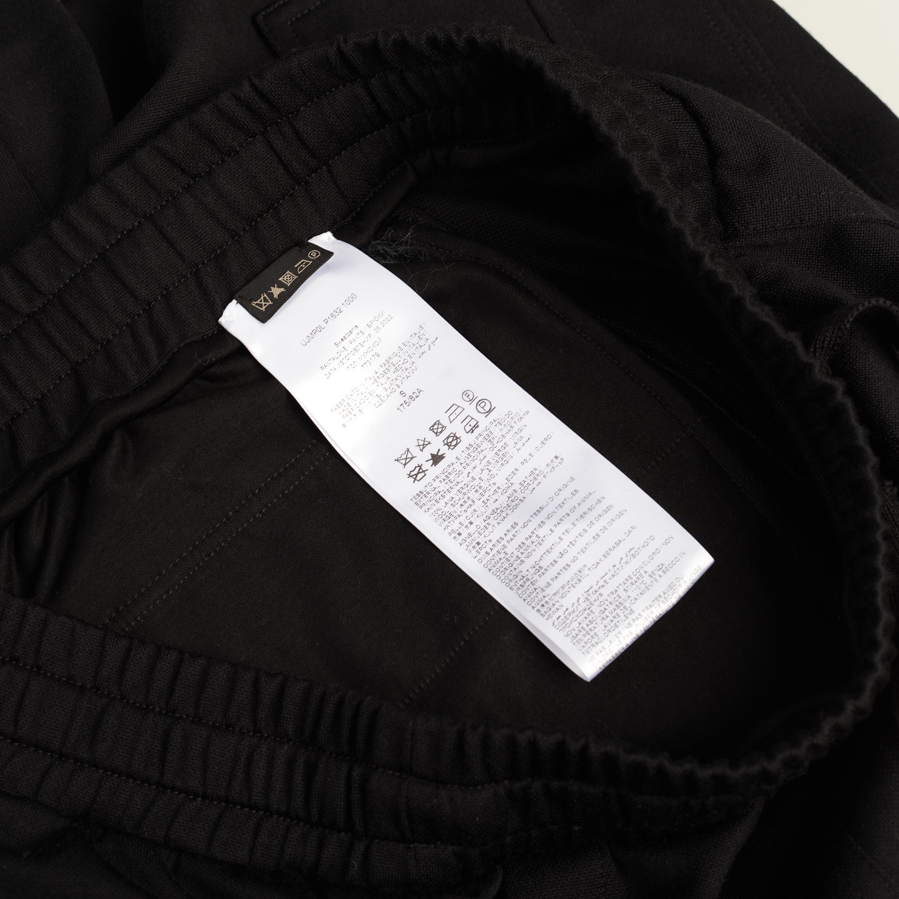Brioni Black Sweatpants - Multipockets, Virgin Wool Size US 30 / EU 46 - 10 Thumbnail