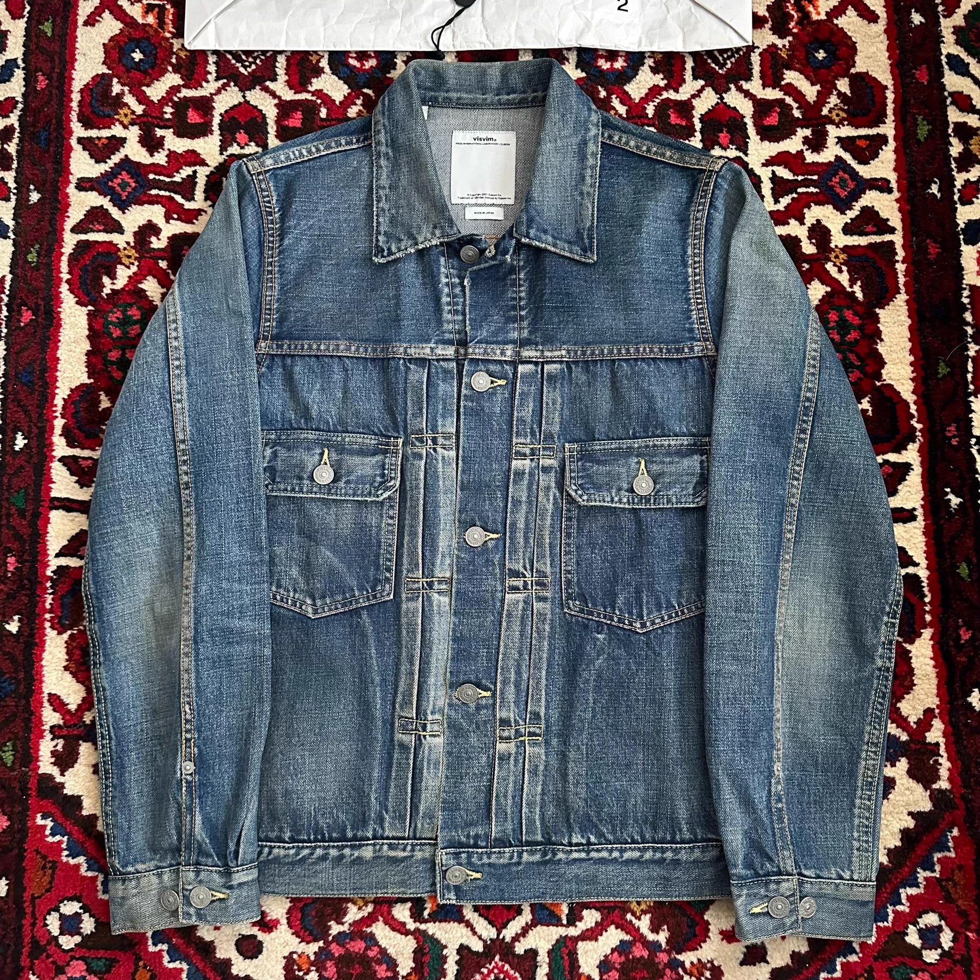 Visvim visvim 14ss 101 denim jacket 2 yellow mud wash Size US M / EU 48-50 / 2 - 1 Thumbnail