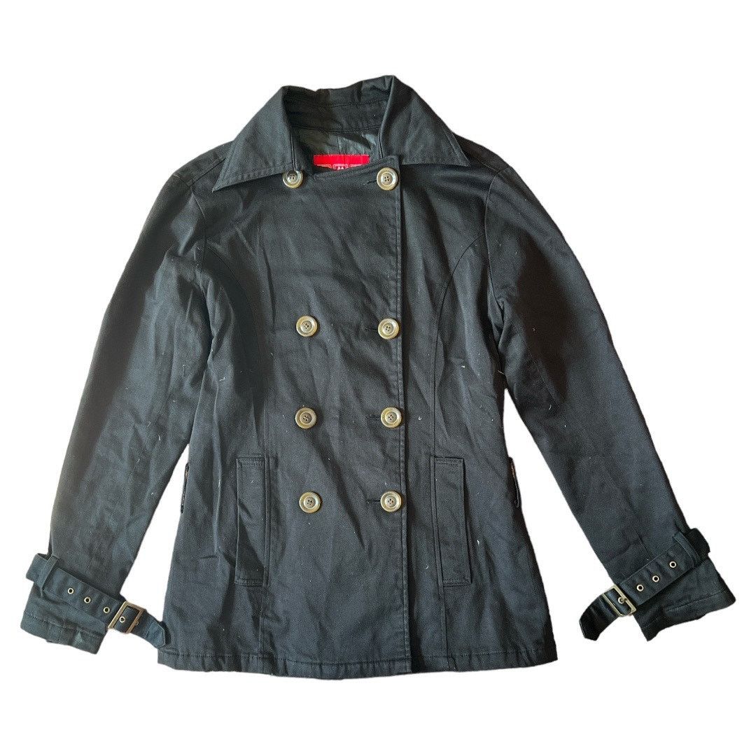 Other Ems Black Collared Long Sleeve Coat, S Size S / US 4 / IT 40 - 2 Thumbnail