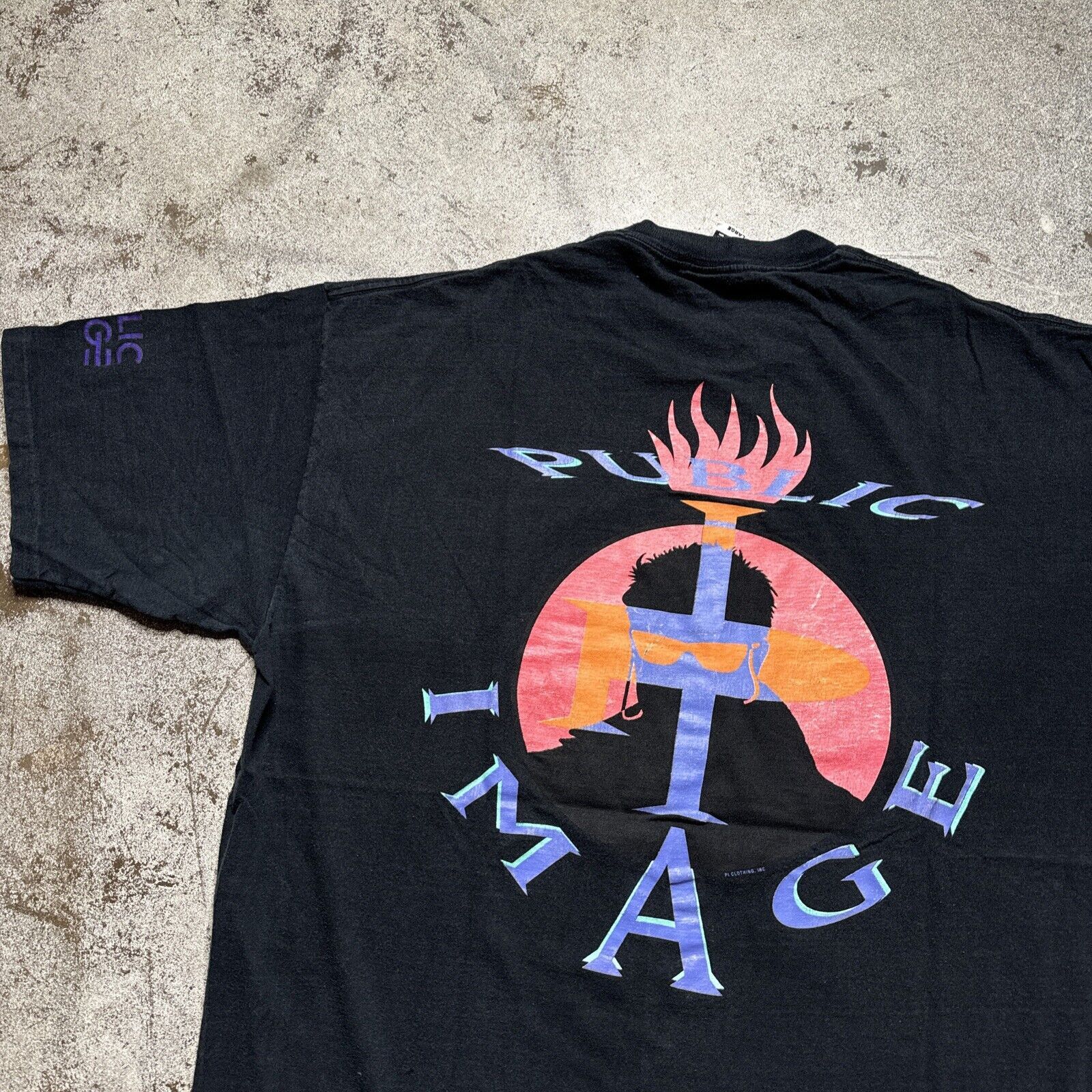Vintage 90s Public Image Brand Silhouette Rare Graphic Shirt Size XL Size US XL / EU 56 / 4 - 3 Thumbnail
