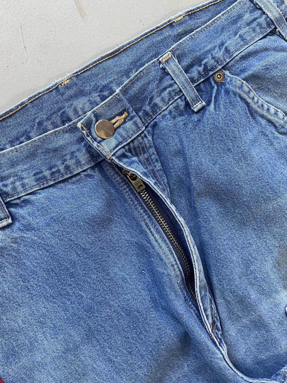 Carhartt × Vintage Vintage Carhartt b273 DST double knee denim Size US 34 / EU 50 - 8 Thumbnail