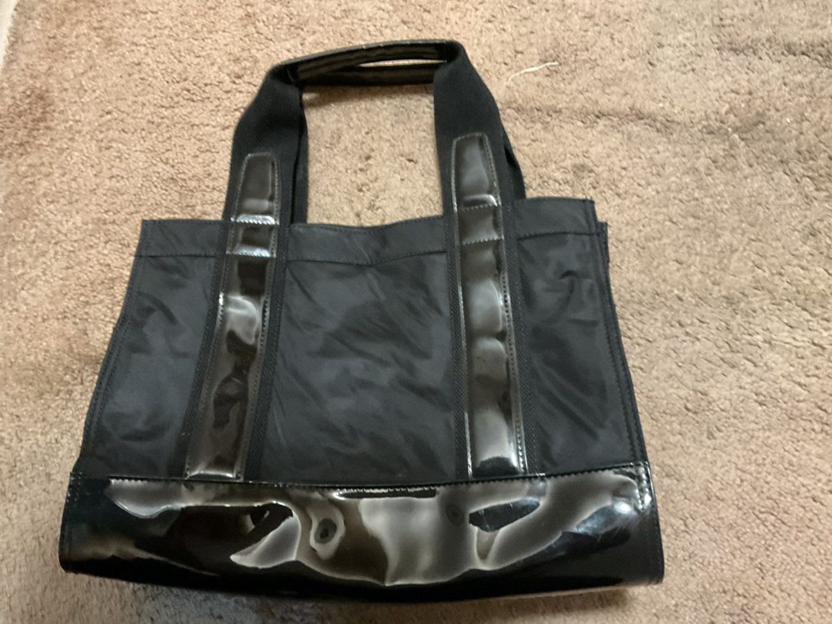 Tory Burch Tory Burch Black Nylon/Patent Small Ella Tote Size ONE SIZE - 3 Thumbnail