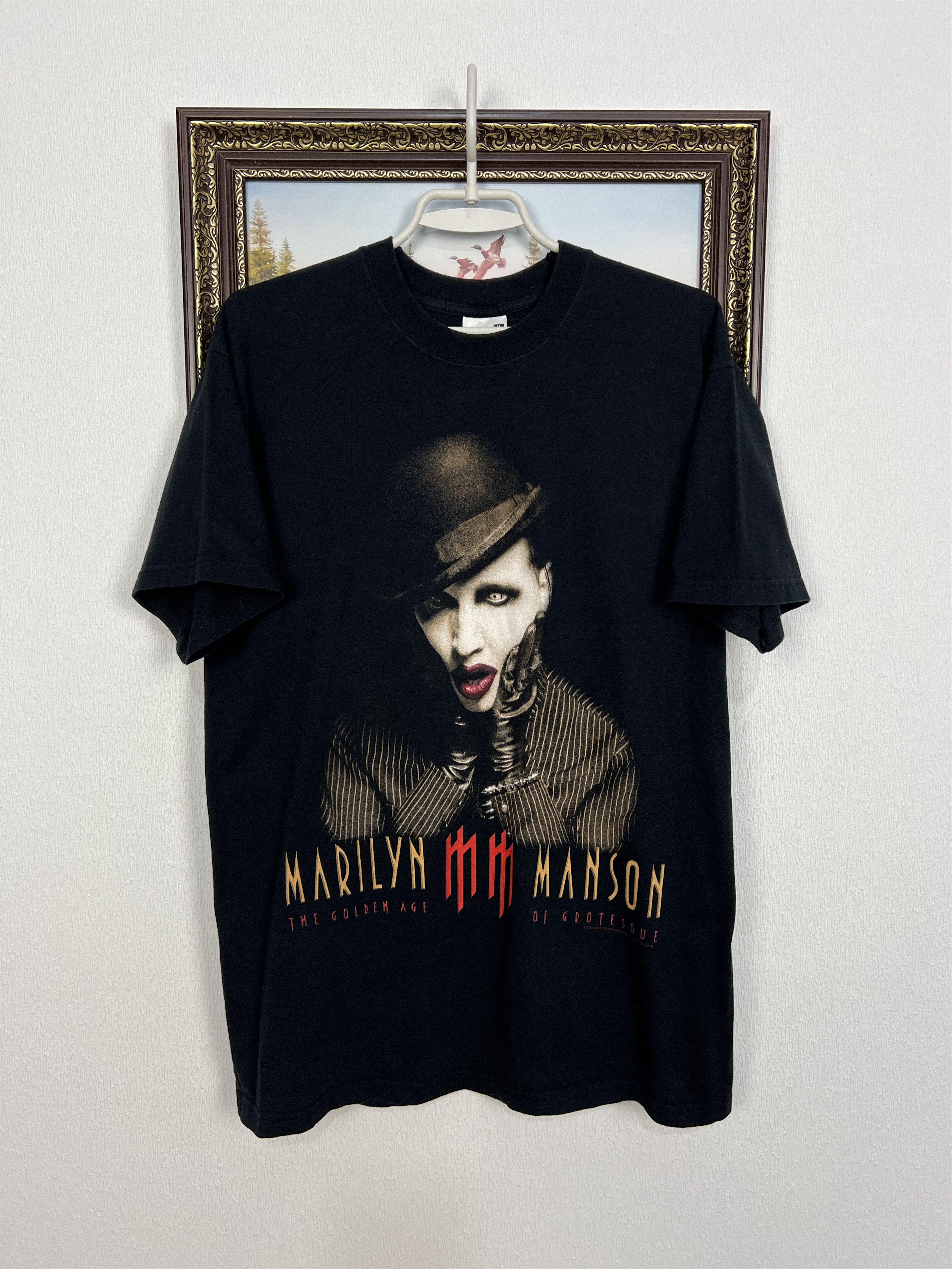 Vintage Vintage Marilyn Manson The Golden Age Of Grotesque Tee Shirt Size US M / EU 48-50 / 2 - 1 Thumbnail