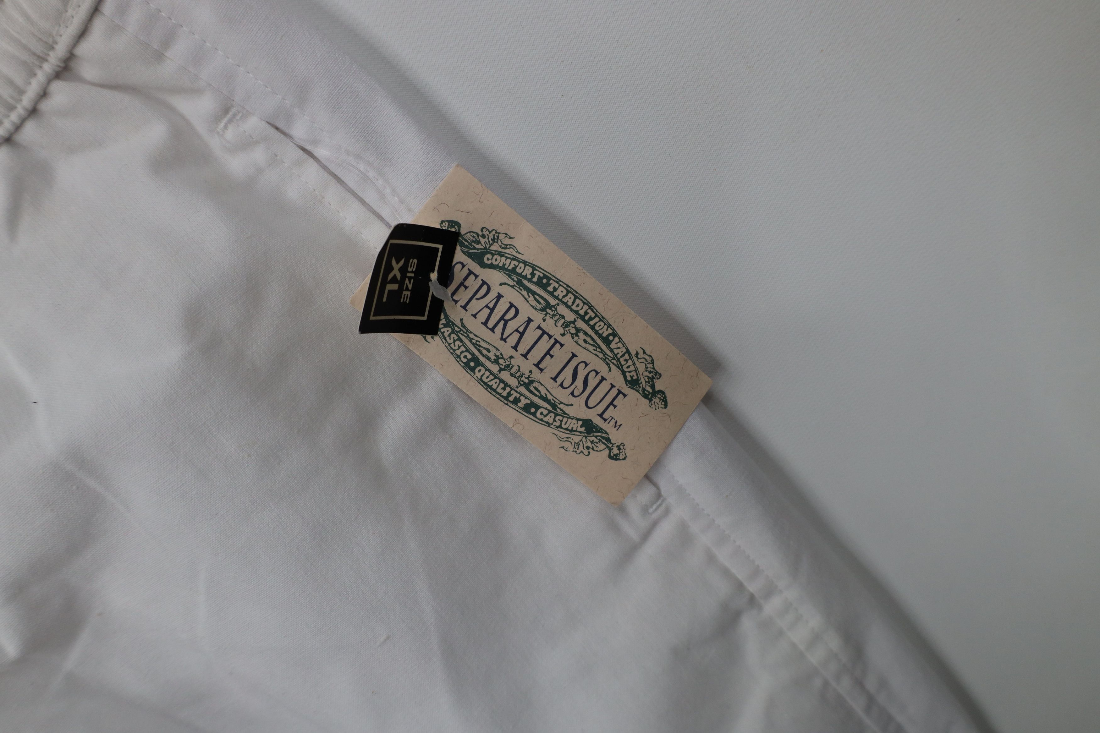 Vintage Deadstock Vintage 90s Streetwear Relaxed Fit Pants White Size 32" / US 10 / IT 46 - 8 Thumbnail