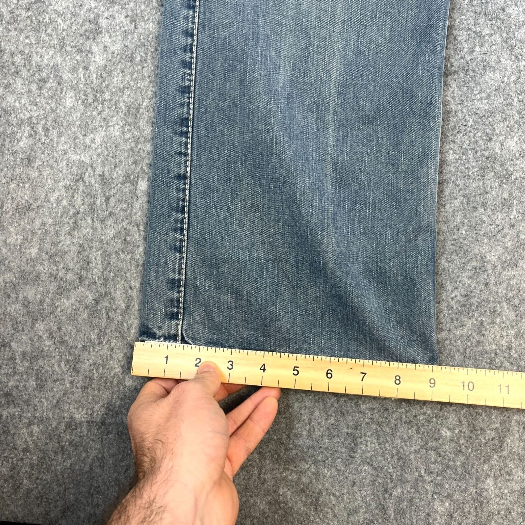 Tommy Hilfiger Tommy Hilfiger Womens Jeans Straight 29 32 Mid Blue Relaxed Baggy Megan Denim Pants Jeans Size 29" - 3 Thumbnail