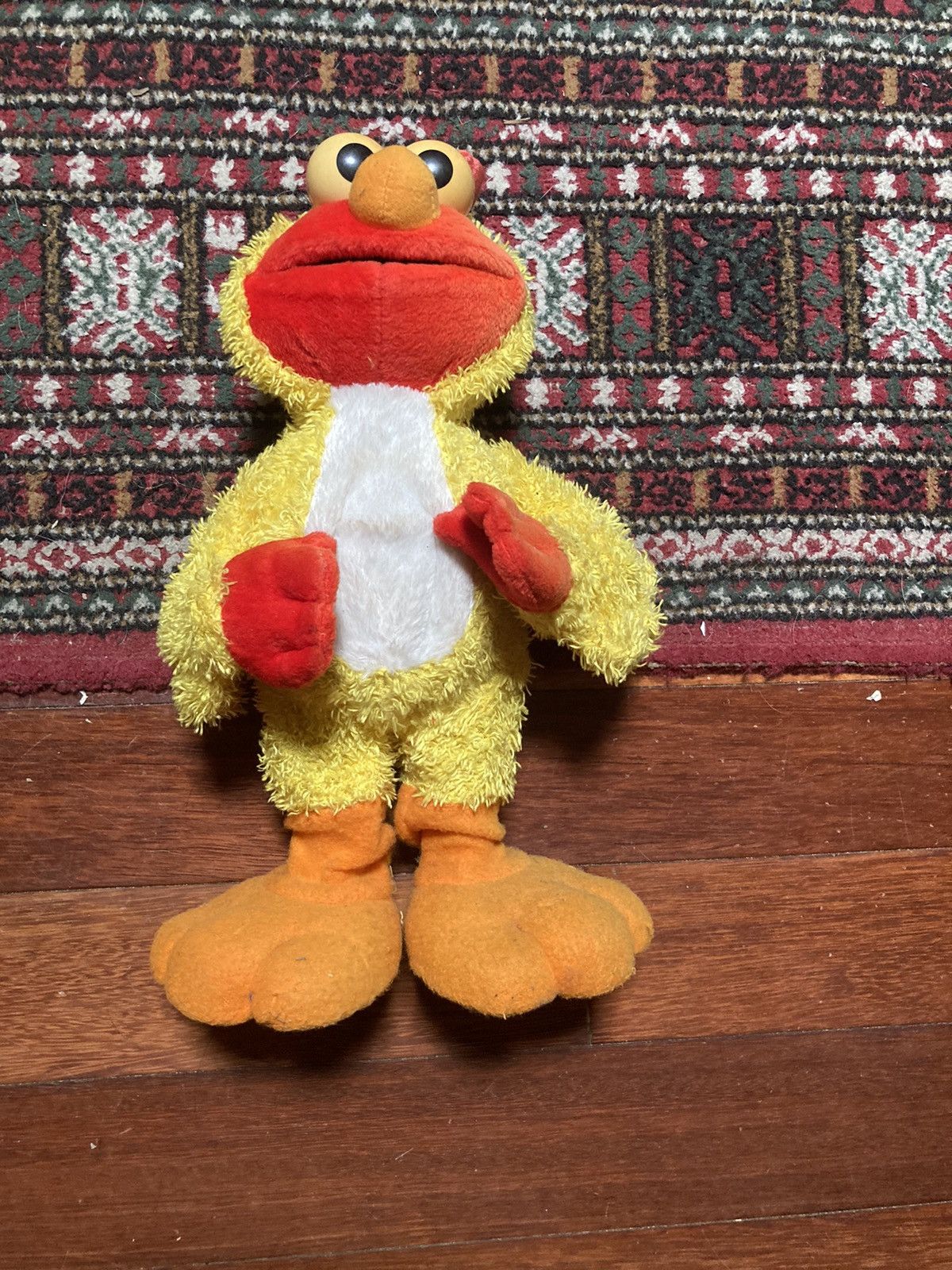 image of Vintage Fisher Price Elmo In A Chicken Costume in Yellow, Women's