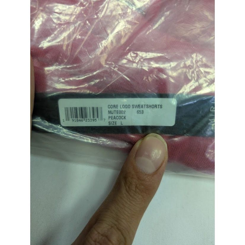 Amiri o1rshd1 Core Logo Sweatshort Shorts in Peacock Size US 34 / EU 50 - 16 Thumbnail