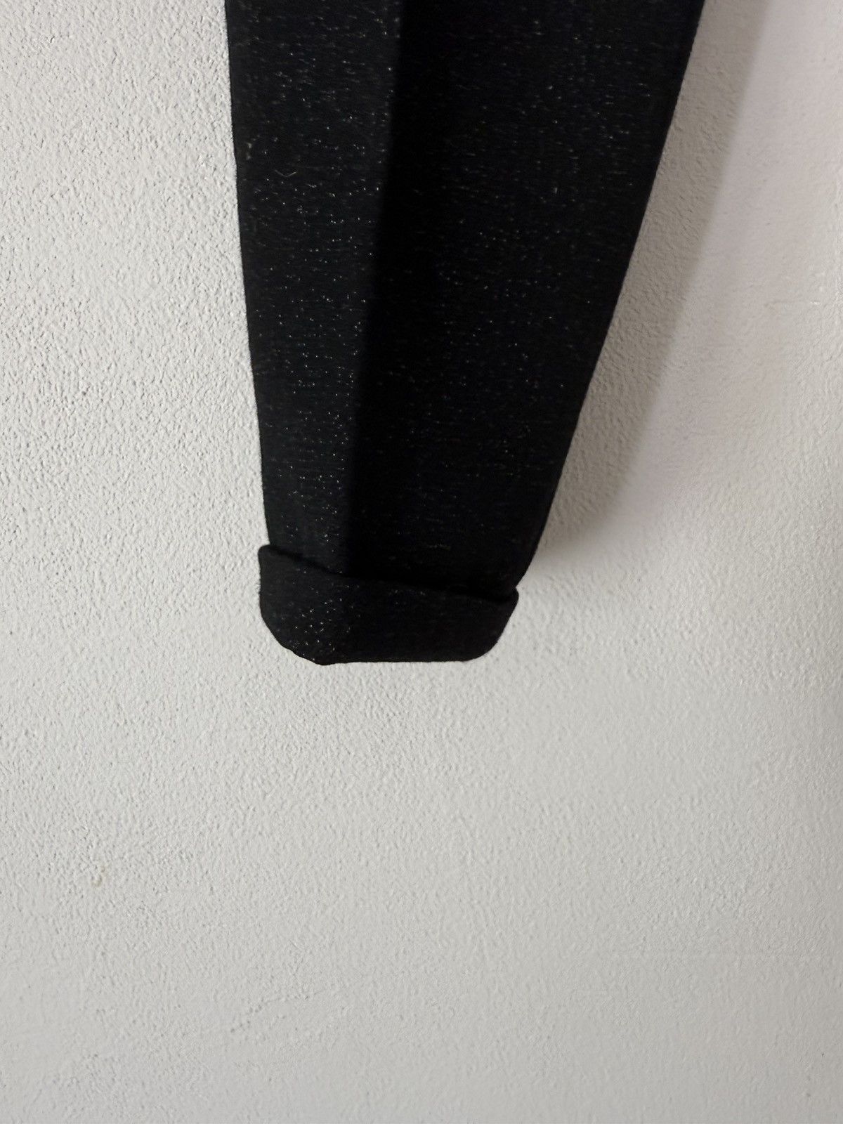 Jil Sander Black Wool Trousers with Subtle Sparkle Finish Size US 33 - 6 Thumbnail