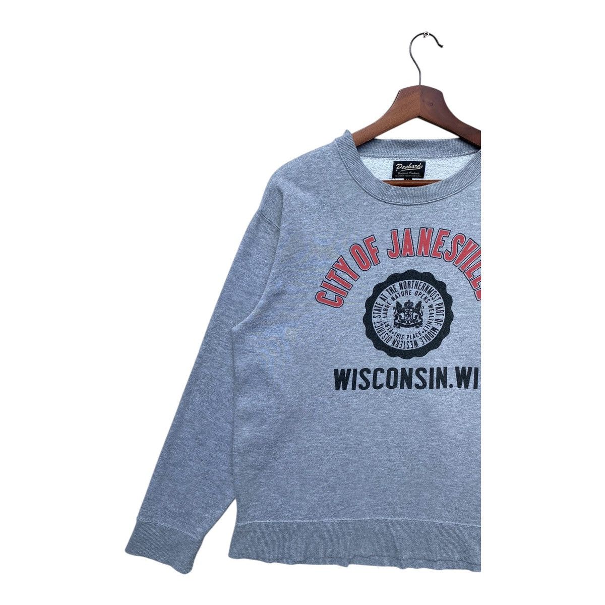 Vintage Vintage American Place Wisconsin Sweatshirt Panhand Tagging Size US L / EU 52-54 / 3 - 3 Thumbnail