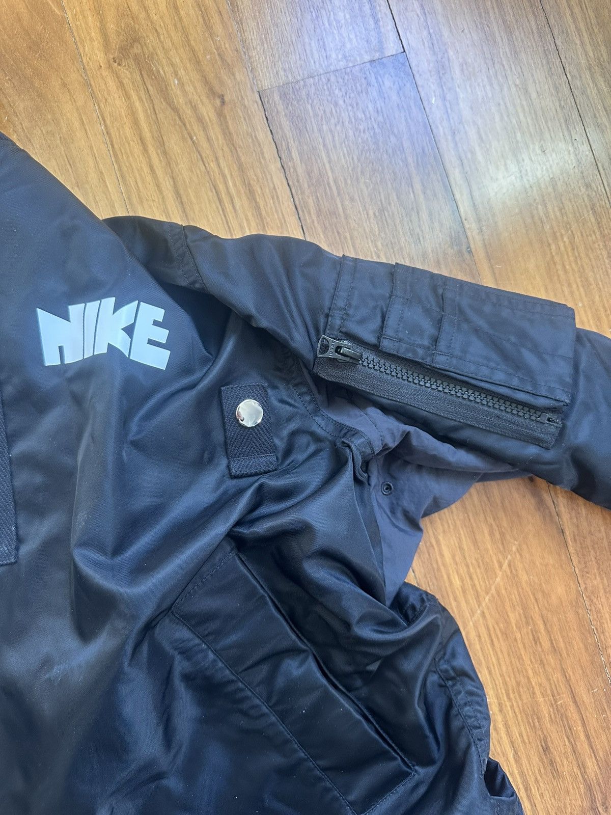 Nike × Sacai Nike x Sacai Layered Hybrid Jacket Double Zip Hooded Size US M / EU 48-50 / 2 - 7 Thumbnail