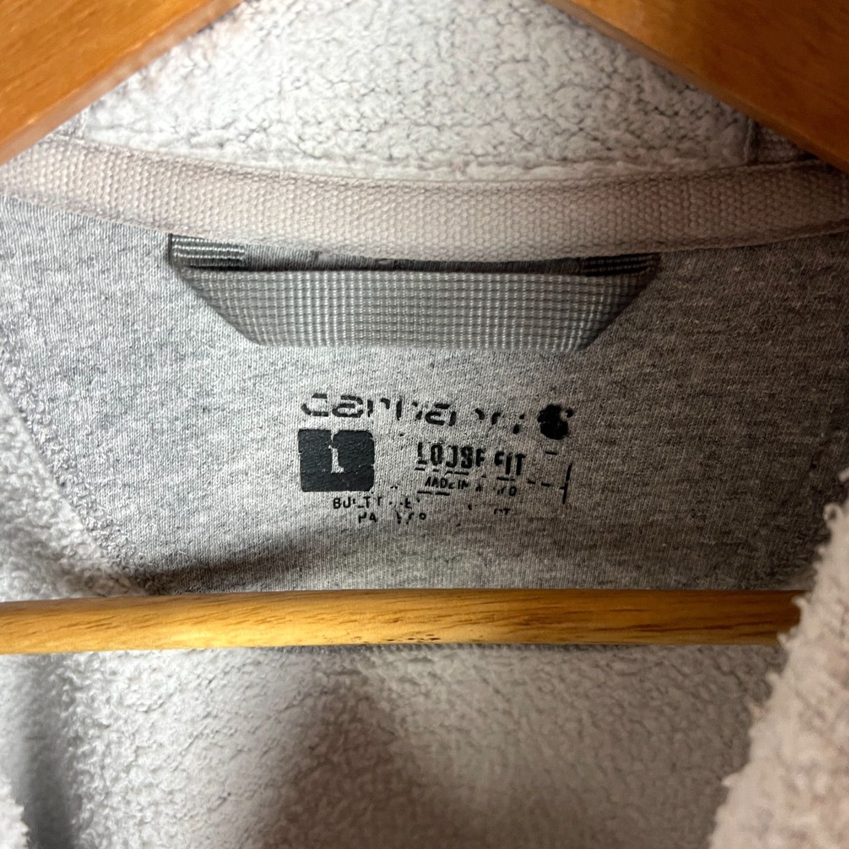 Carhartt Carhartt Hoodie Men Gray Cotton Small Logo Pullover Size L | Workwear Size US L / EU 52-54 / 3 - 4 Thumbnail