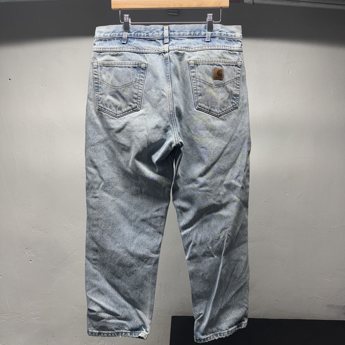 Carhartt Carhartt Thrashed Faded Distressed Jeans ERD Grunge Chrome Size US 36 / EU 52 - 2 Thumbnail