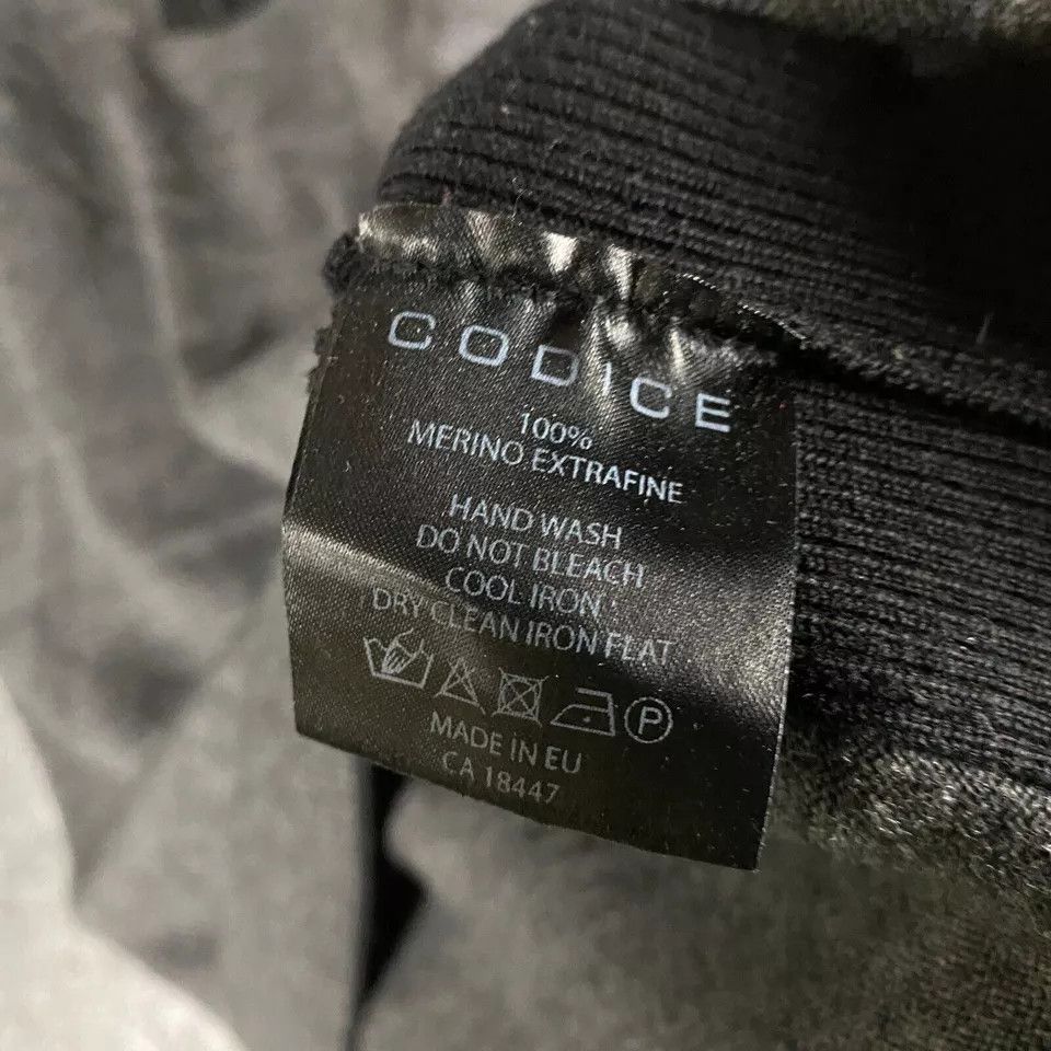 Other Codice 1/4 Zip Wool Sweater Men's Large Gray Merino Wool Size US L / EU 52-54 / 3 - 6 Thumbnail