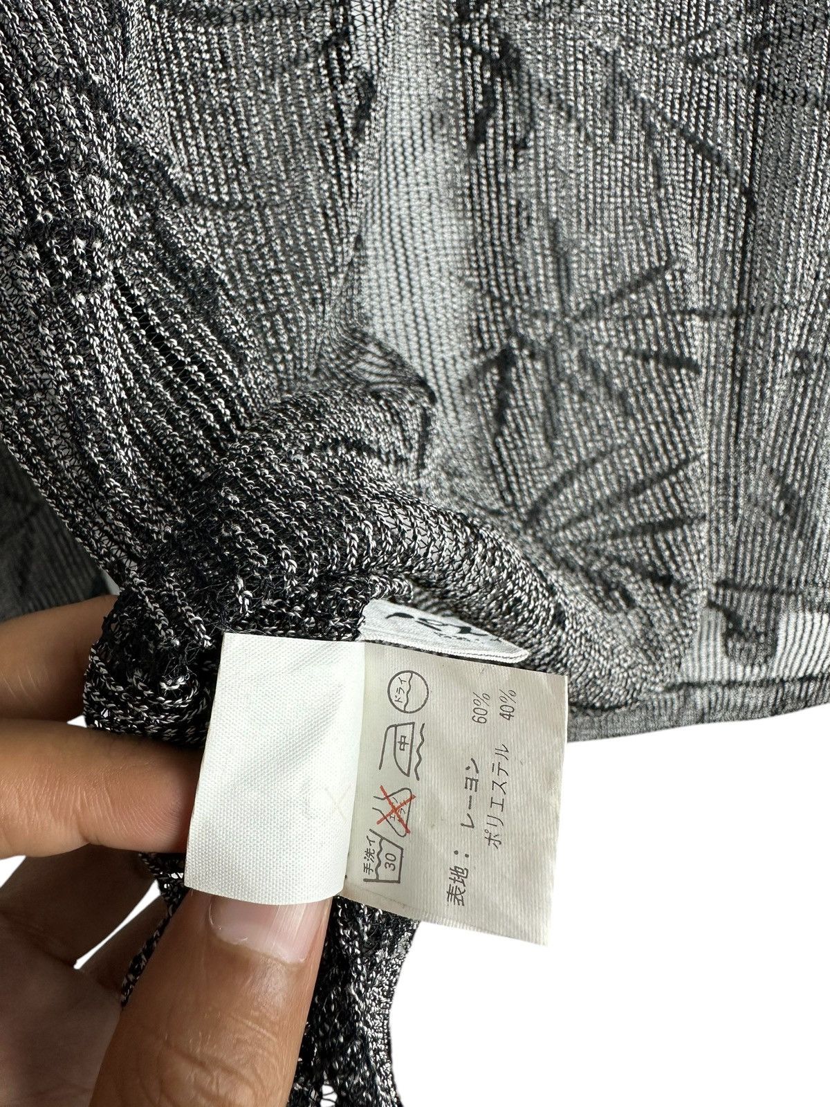 Yohji Yamamoto 2000s UNDEFINED TRANSPARENT Shirt ISSEY YOHJI STYLE Size M / US 6-8 / IT 42-44 - 9 Thumbnail
