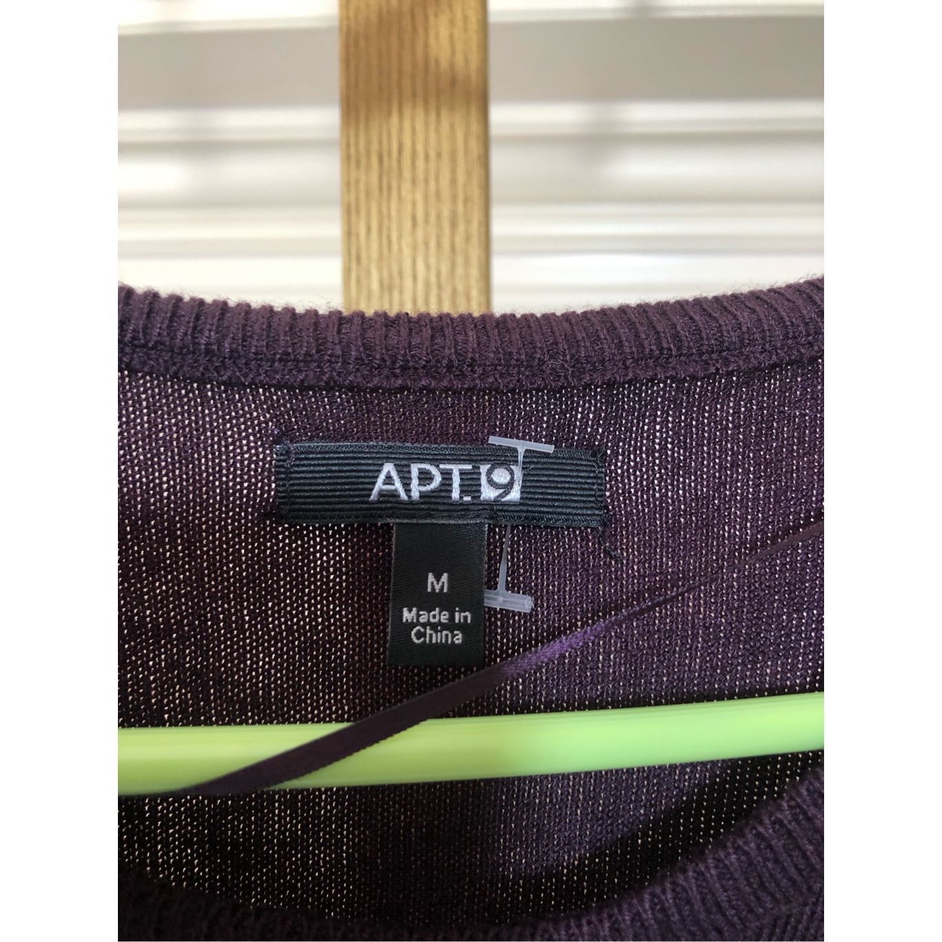 Apt. 9 Apt 9. Women’s Purple Ruffle Bottom Trim Short Sleeve Blouse Size M / US 6-8 / IT 42-44 - 5 Thumbnail