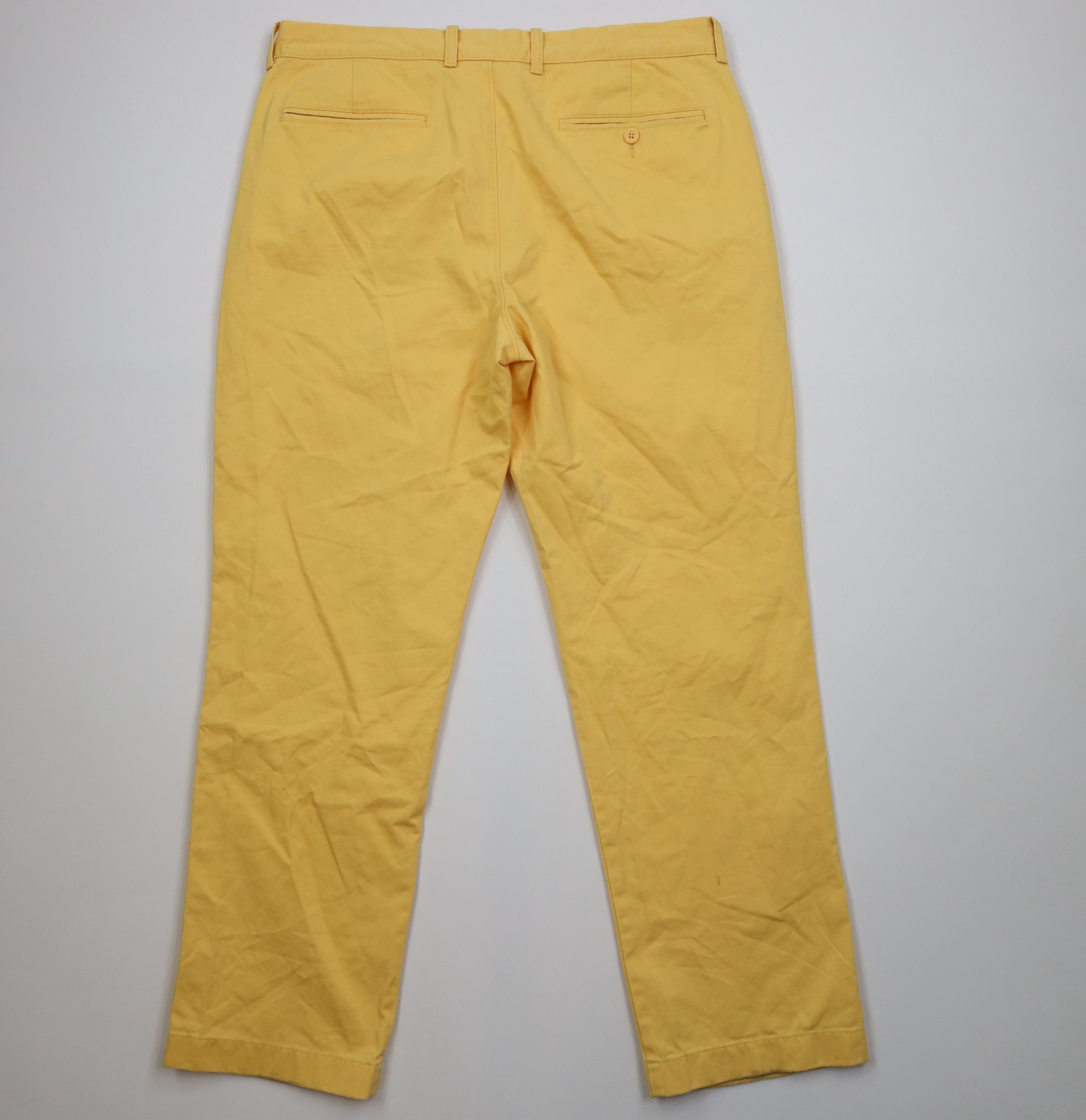 J.Crew Vintage Y2K J Crew Wide Leg Chino Pants Trousers Yellow Size US 36 / EU 52 - 11 Thumbnail
