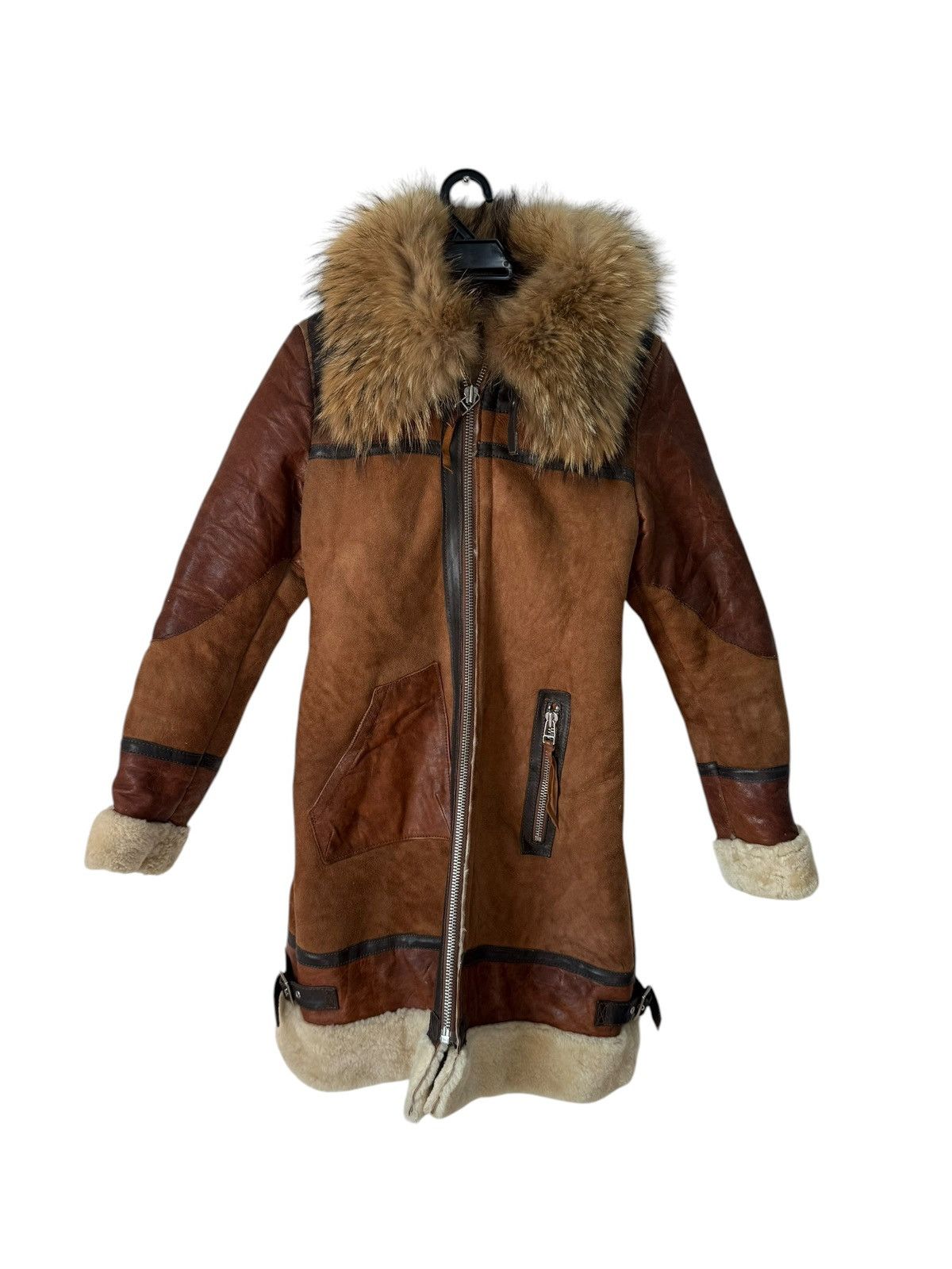 Avirex Avirex Sheepskin Long Jacket B3 Style Jacket With Fur Size M / US 6-8 / IT 42-44 - 2 Thumbnail