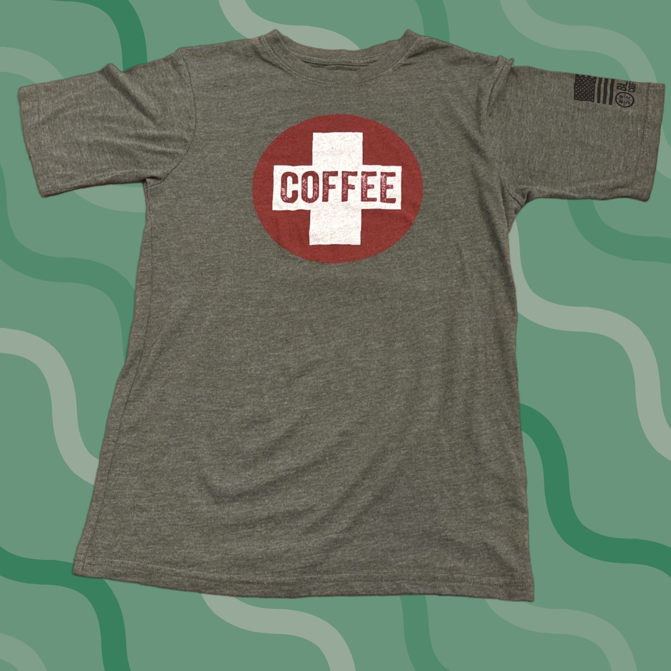 Olive Black Rifle Coffee Company Coffee Saves Short-Sleeve T-Shirt for Men - Olive - S Size US S / EU 44-46 / 1 - 1 Thumbnail
