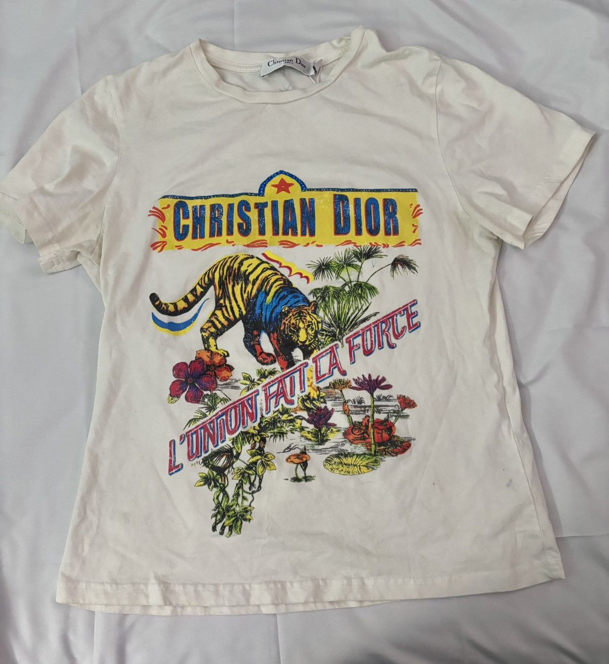 Dior Dior Indian Multicolor Tiger Shirt Size S / US 4 / IT 40 - 1 Thumbnail