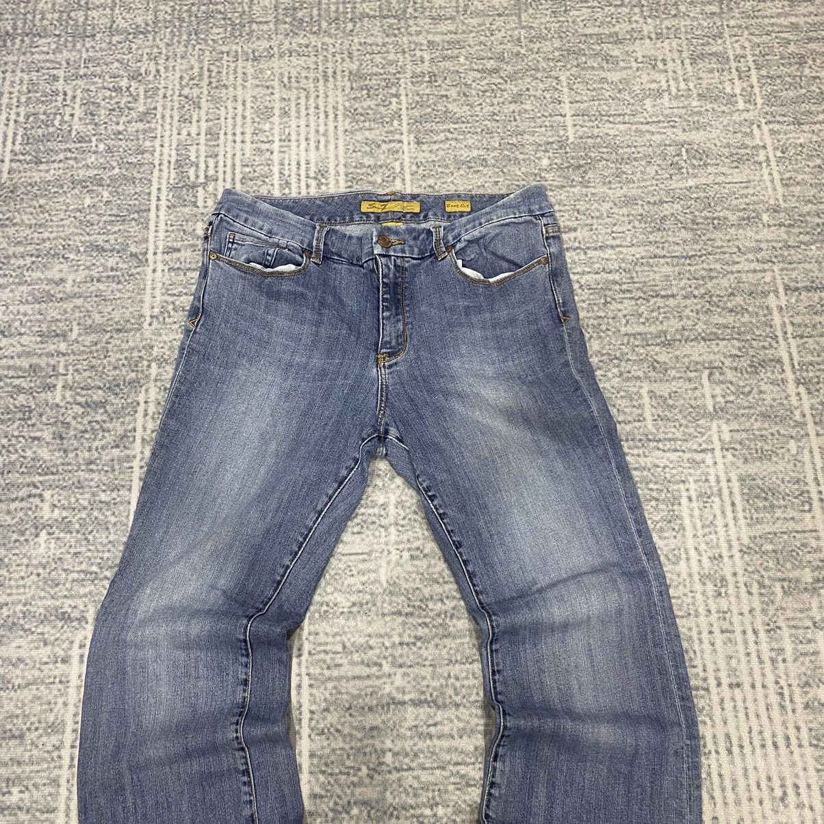 Hysteric Glamour × Japanese Brand × Le Grande Bleu (L.G.B.) Flare☠️Seven Bootcut Jeans Vintage Washed Size US 36 / EU 52 - 3 Thumbnail