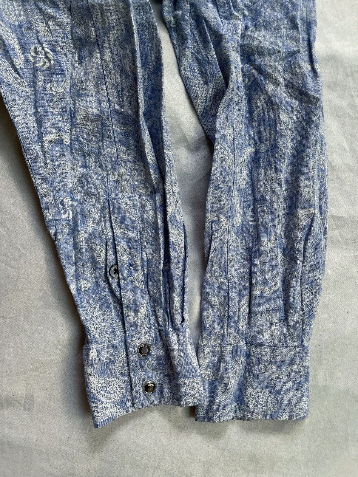 If Six Was Nine JAPANESE BANANA SEVEN BANDANA PATTERN BUTTON DOWN SHIRT Size US L / EU 52-54 / 3 - 6 Thumbnail