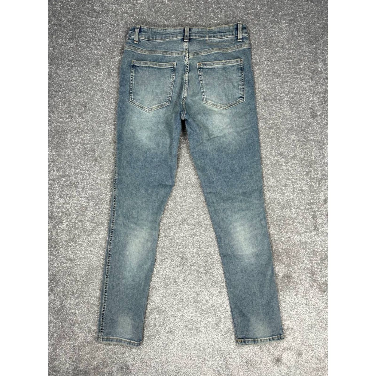 Zara Zara Jeans Mens 40 Blue Denim Mid Rise Straight Leg 30x28 Regular 5-Pocket Design Denim Straight Zara Mens Jeans Size US 40 / EU 56 - 2 Thumbnail