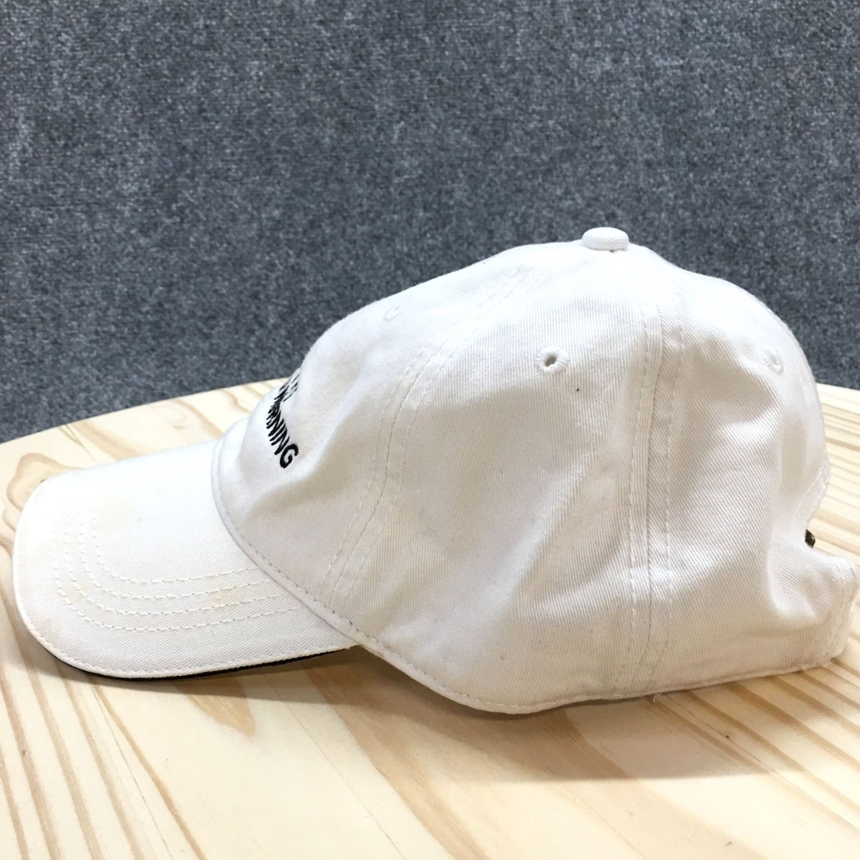 Logo 7 CBS This Morning Cap America Baseball Hat White One Size Embroidered Logo Mens Size ONE SIZE - 6 Thumbnail