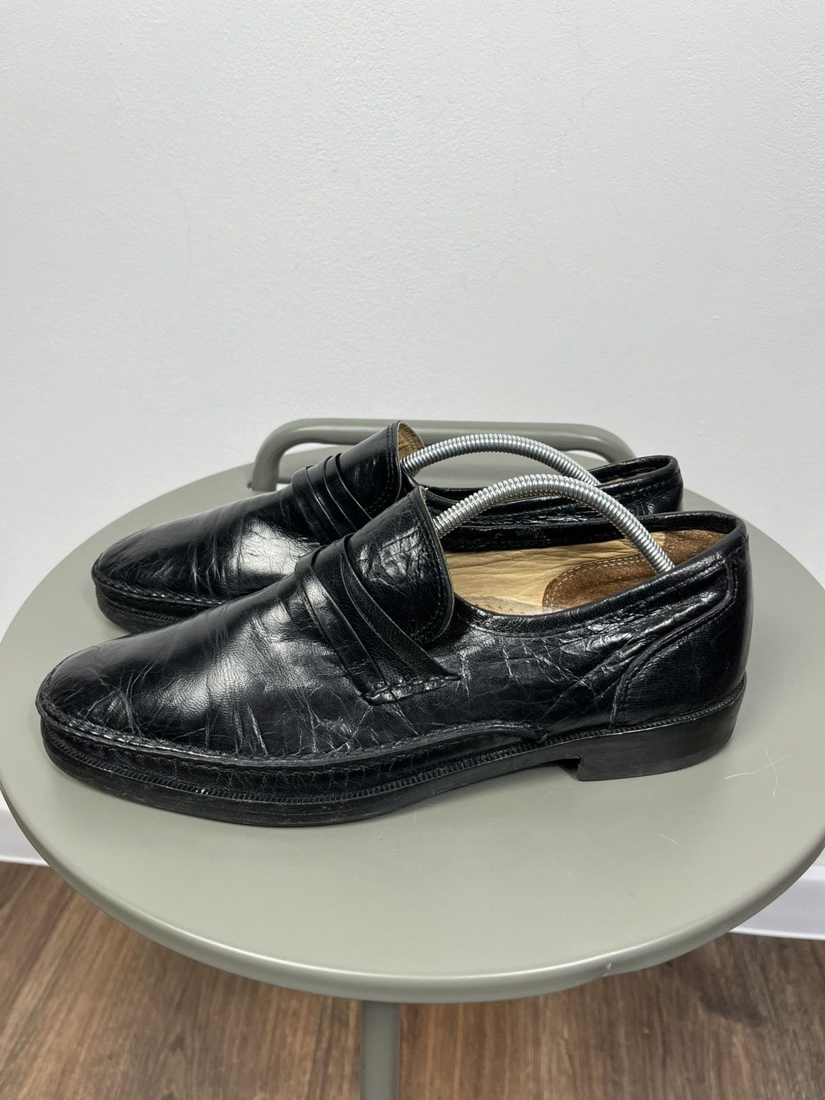 Other Men’s Black Leather Loafers EU 40 Classic Slip On Size US 6 / EU 39 - 7 Thumbnail