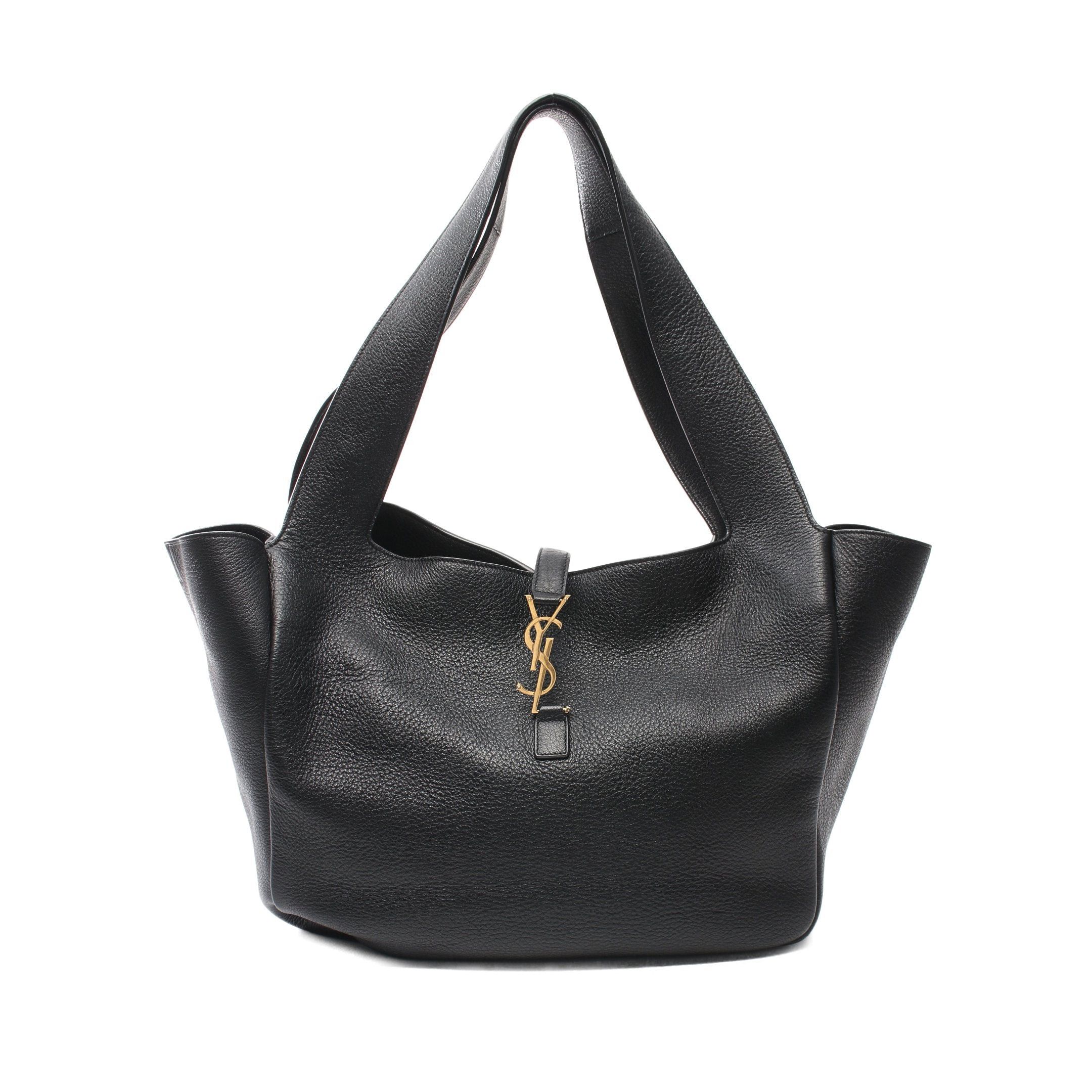 Yves Saint Laurent Yves Saint Laurent Le 5 A 7 Bea Shoulder Bag Tote Leather Black Size ONE SIZE - 1 Thumbnail