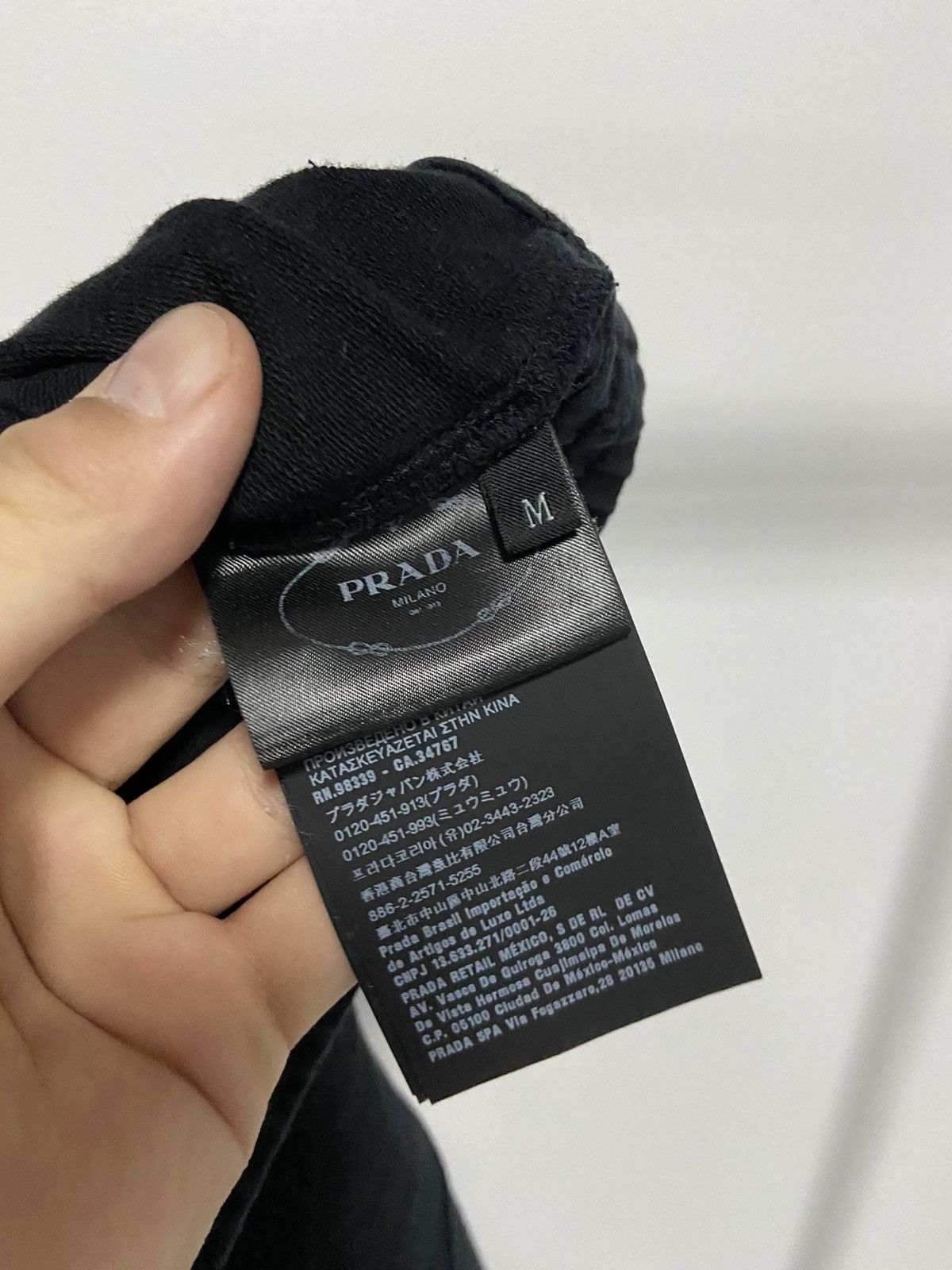 Prada × Vintage Prada cropped Pants Vintage Luxury black tab Logo Size US 32 / EU 48 - 6 Thumbnail