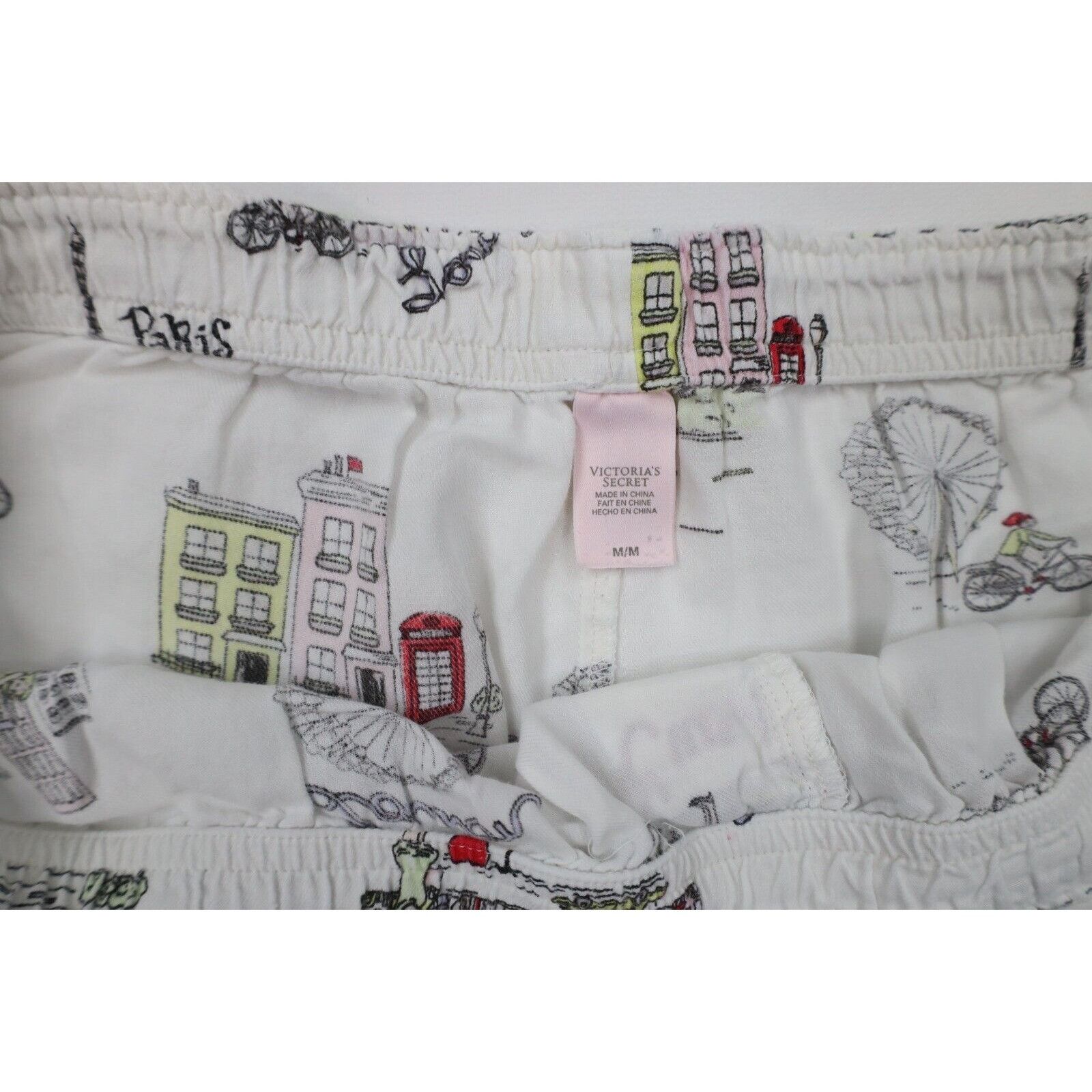 Victoria's Secret × Vintage Vintage Victorias Secret 2 Piece New York London Pajamas Size M / US 6-8 / IT 42-44 - 15 Thumbnail