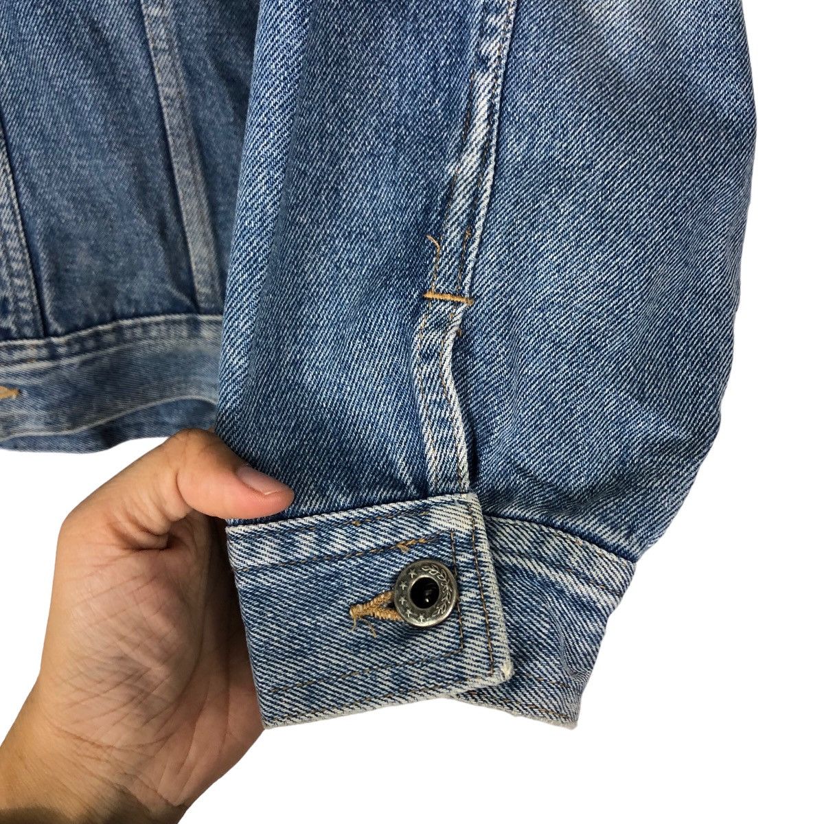 Hysteric Glamour 🔥Vintage Trucker Denim Biker Jacket Tom And Peter Japan Size US M / EU 48-50 / 2 - 15 Thumbnail