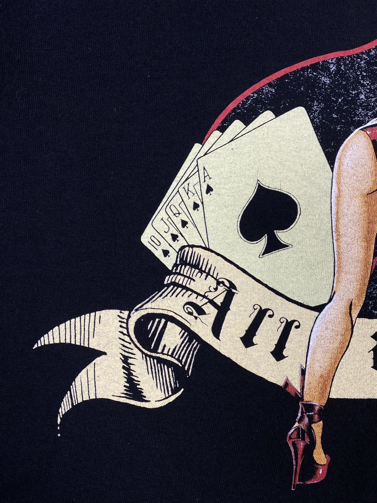 Hot Model Sex Vintage Y2K Tits BDSM Porn Sex Poker Hot Girl All in Tee Size US M / EU 48-50 / 2 - 7 Thumbnail