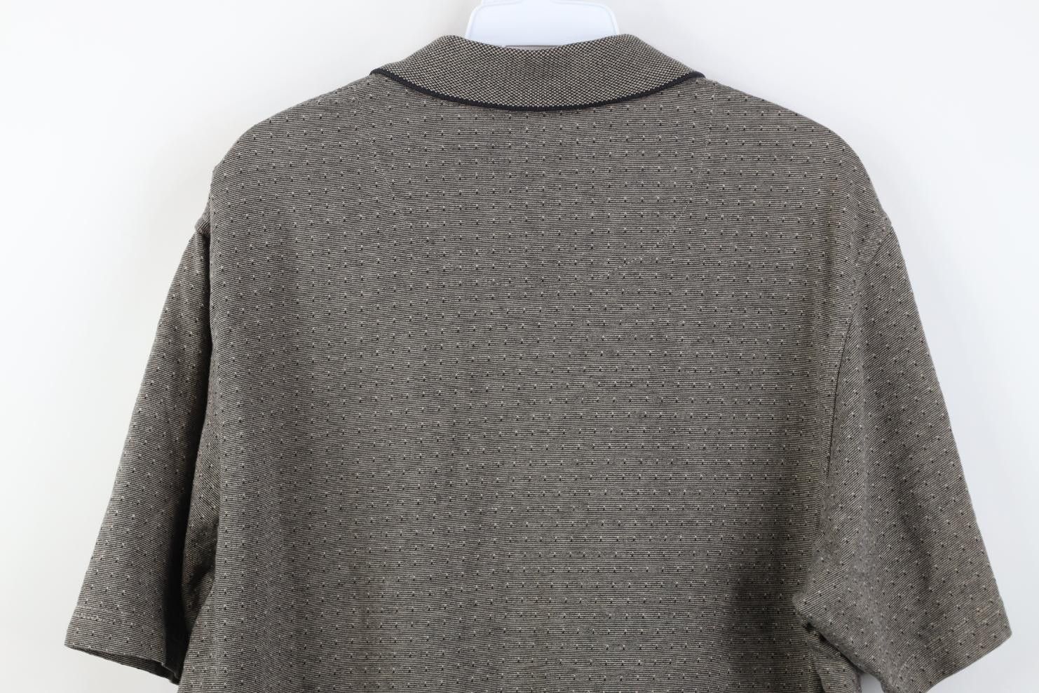 Vintage Vintage 90s Streetwear Geometric Collared Golf Polo Shirt Size US L / EU 52-54 / 3 - 12 Thumbnail
