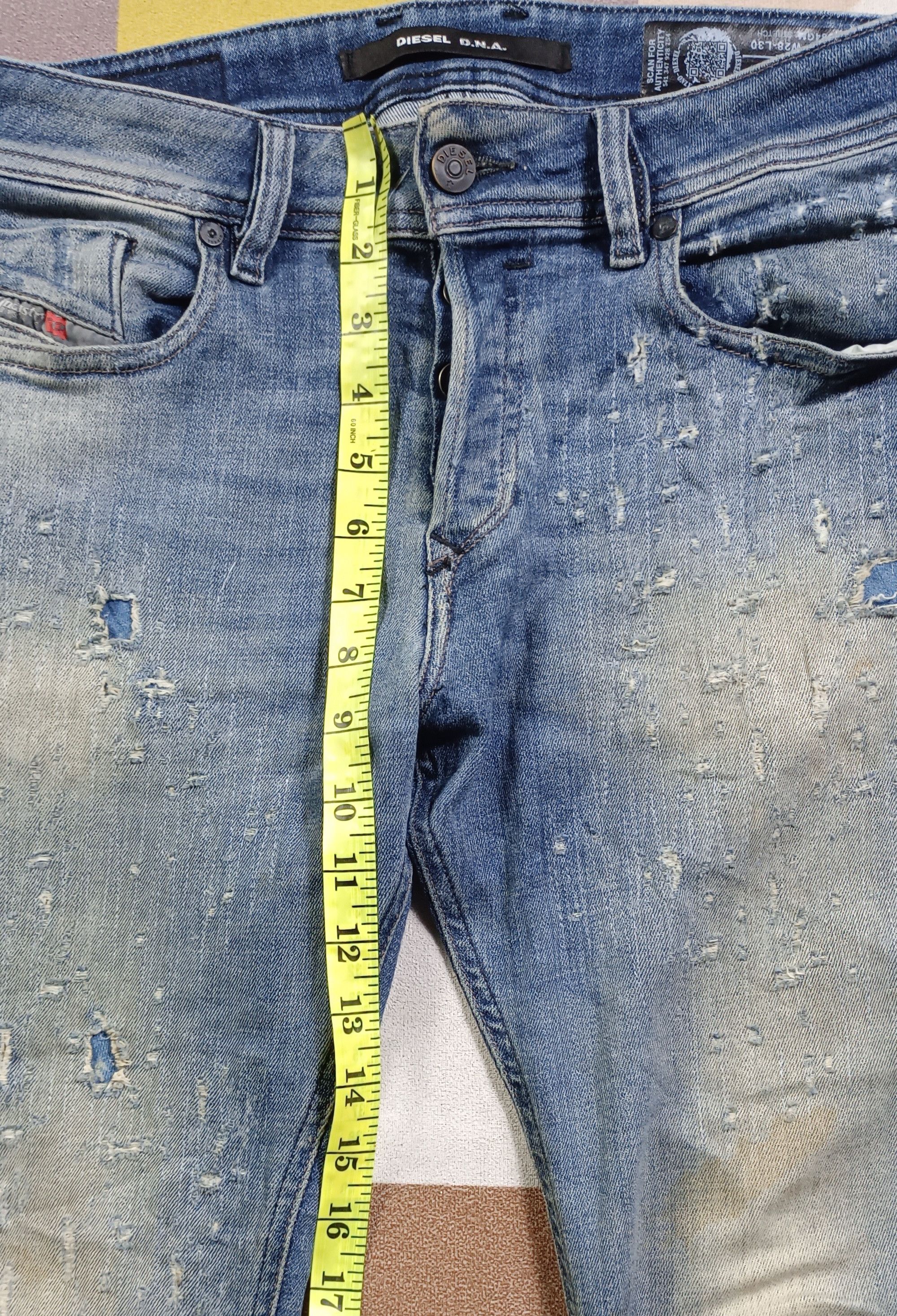 Diesel 🔥Diesel SLEENKER slim skinny 1978 Cowhide Leather Size US 30 / EU 46 - 20 Thumbnail