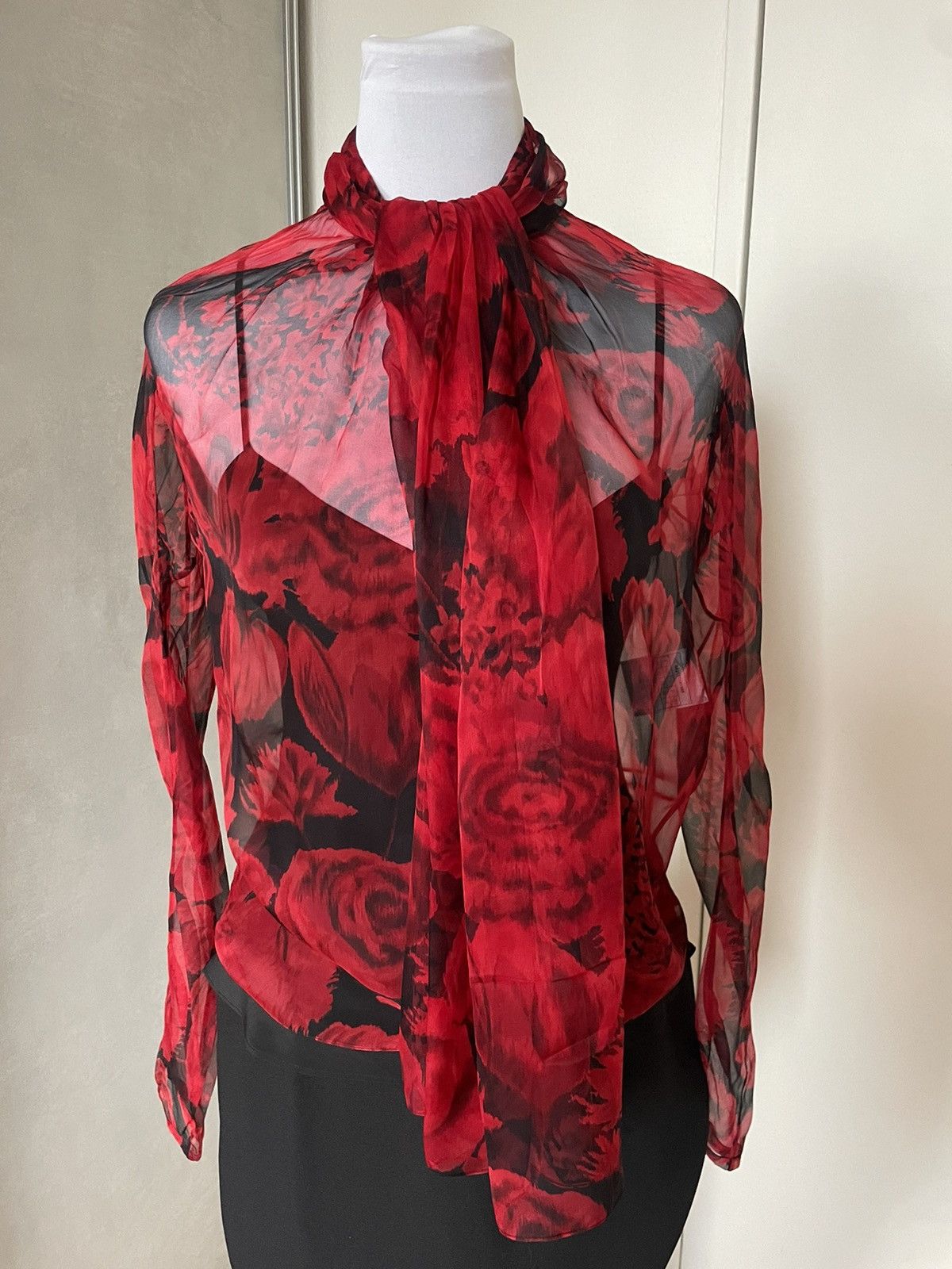 Dior CHRISTIAN DIOR SET SILK BLOUSE AND SKIRT Size S / US 4 / IT 40 - 5 Thumbnail