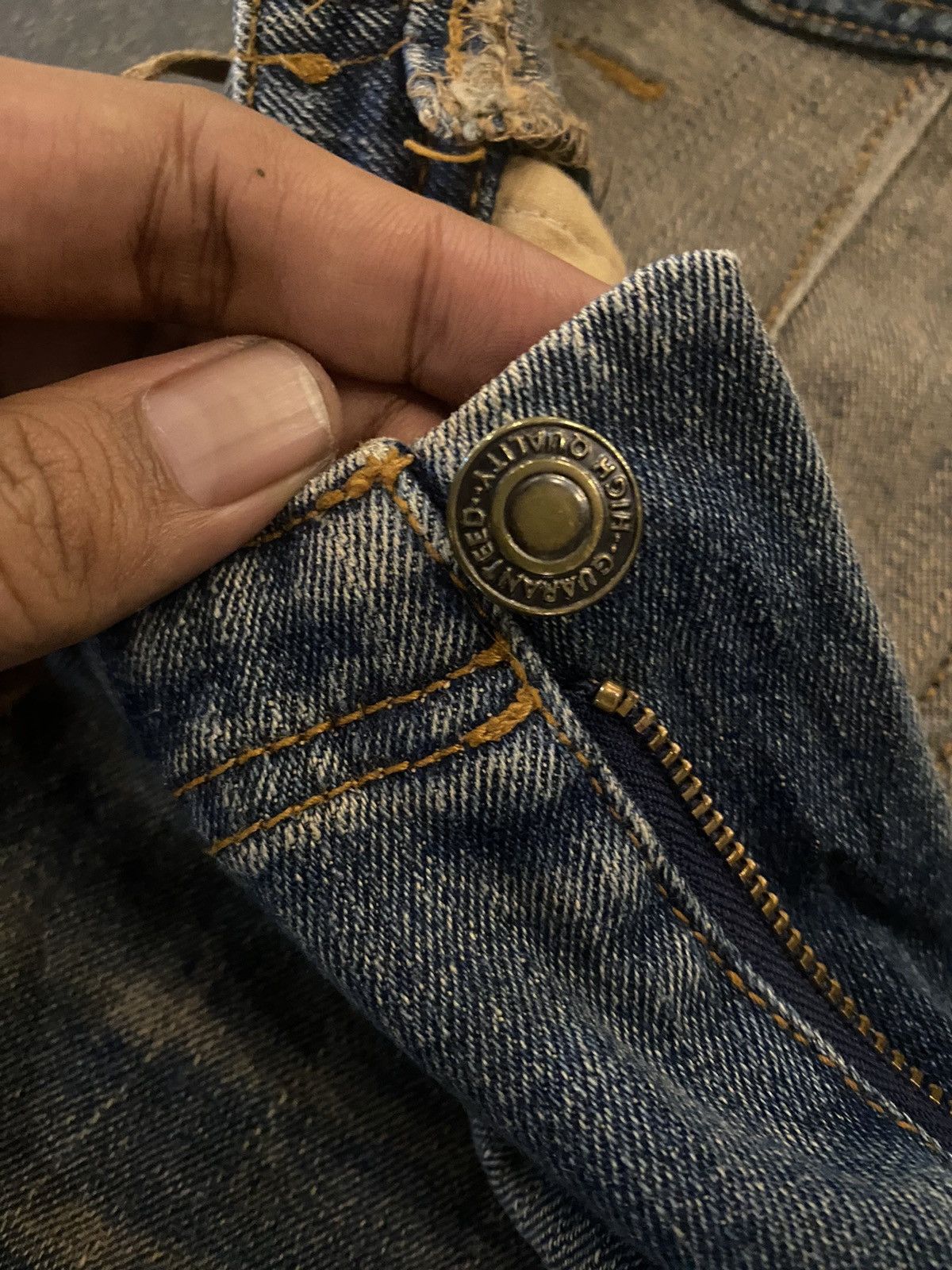 Beauty Beast Y2k lace up bootcut jeans Size US 28 / EU 44 - 6 Thumbnail