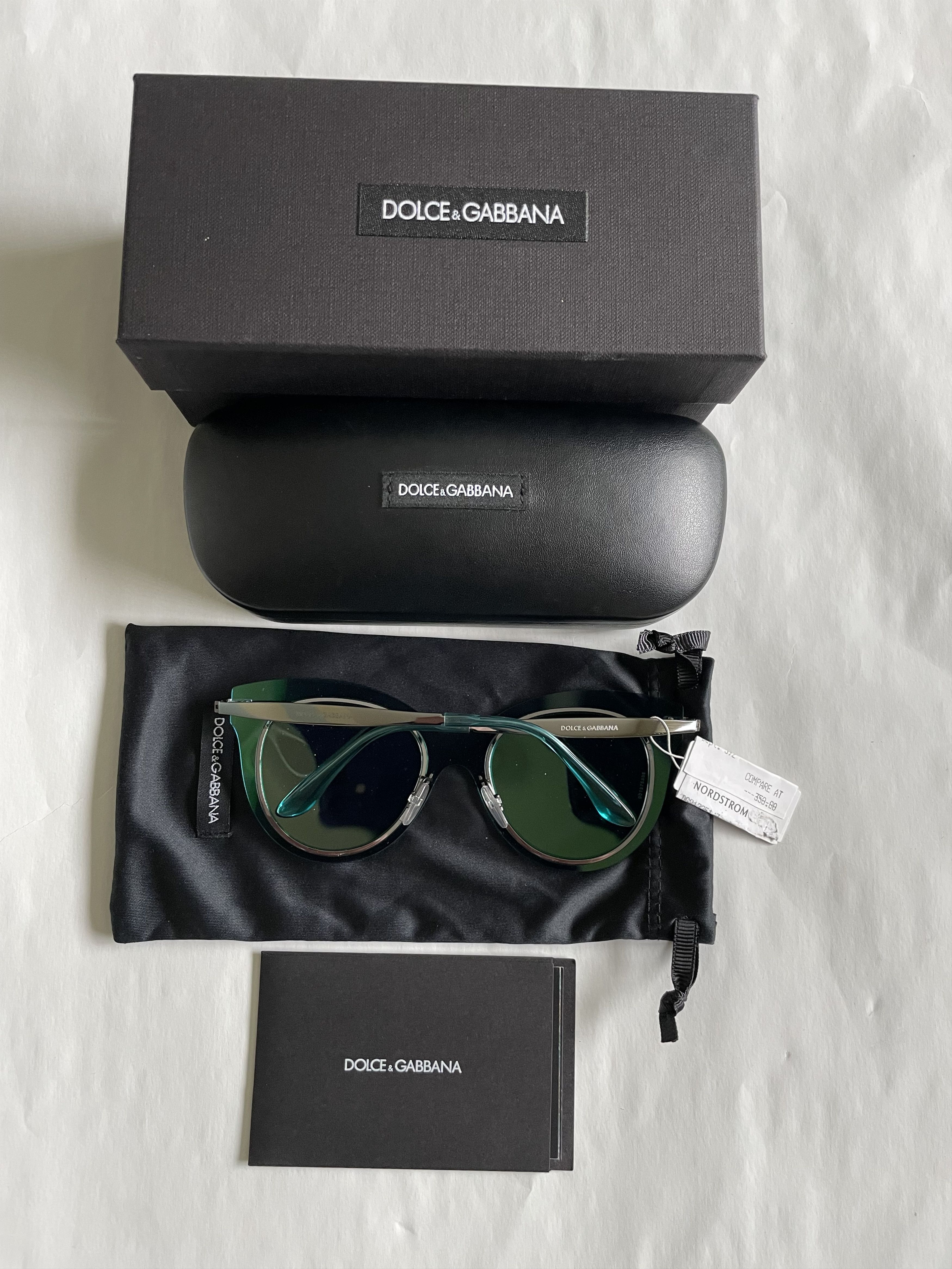 Dolce & Gabbana Dolce & Gabbana DG 2172 04/C2 Mirror Azure Sunglasses Size ONE SIZE - 5 Thumbnail