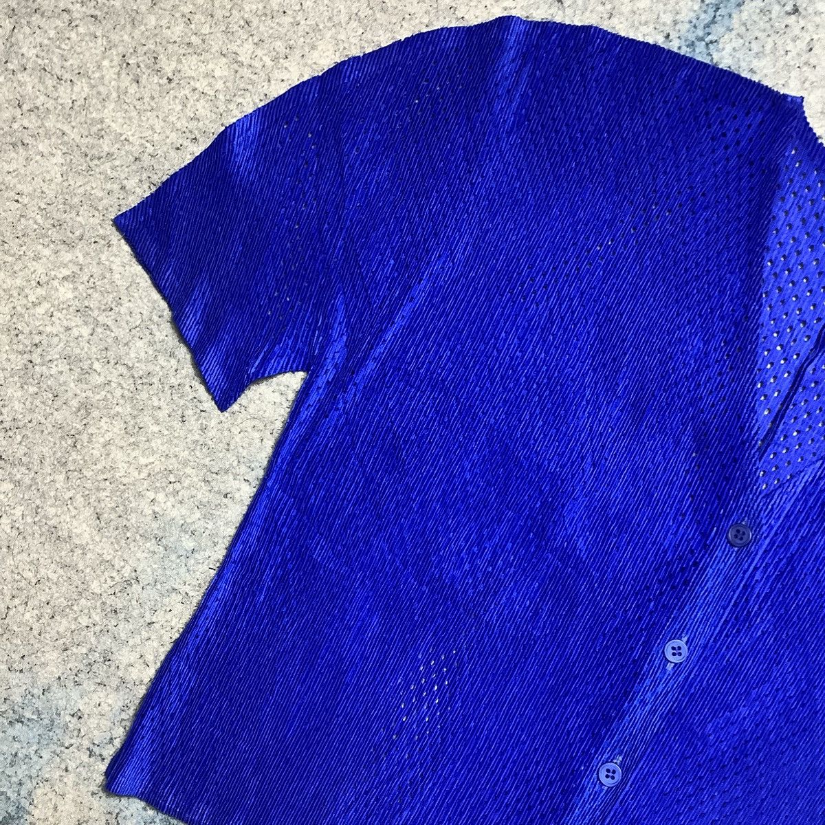 Issey Miyake × Pleats Please Issey Miyake Issey Miyake Pleats Please Crop Top Stylish Size L / US 10 / IT 46 - 3 Thumbnail