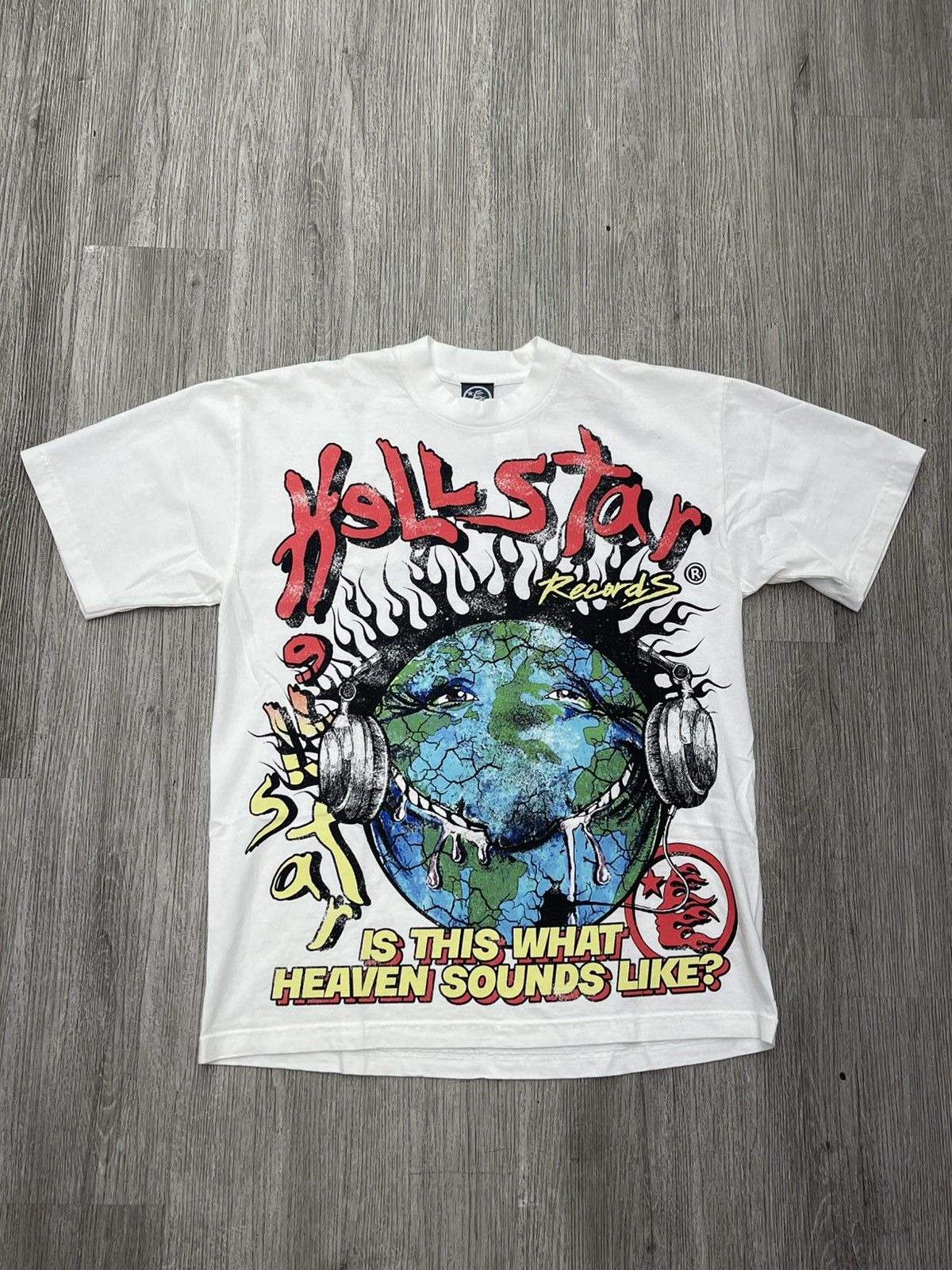 HELLSTAR Hellstar heaven on Earth tee (white) Size US M / EU 48-50 / 2 - 1 Thumbnail