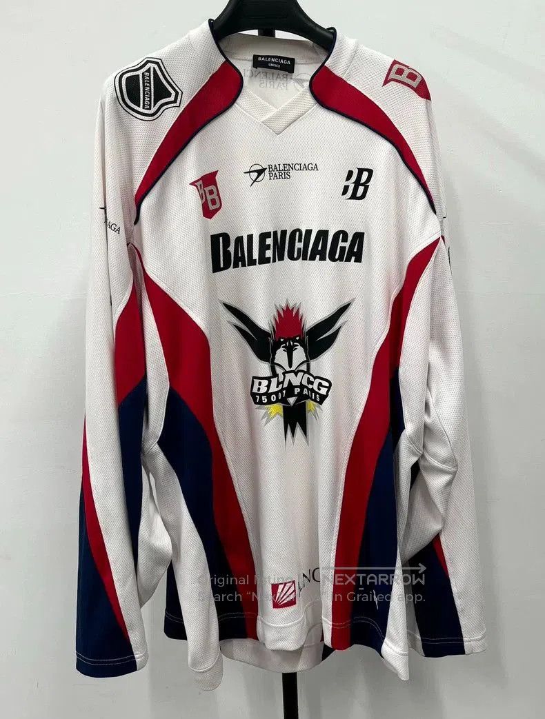 Balenciaga Balenciaga 21AW Hockey Jersey M. Size US M / EU 48-50 / 2 - 1 Thumbnail