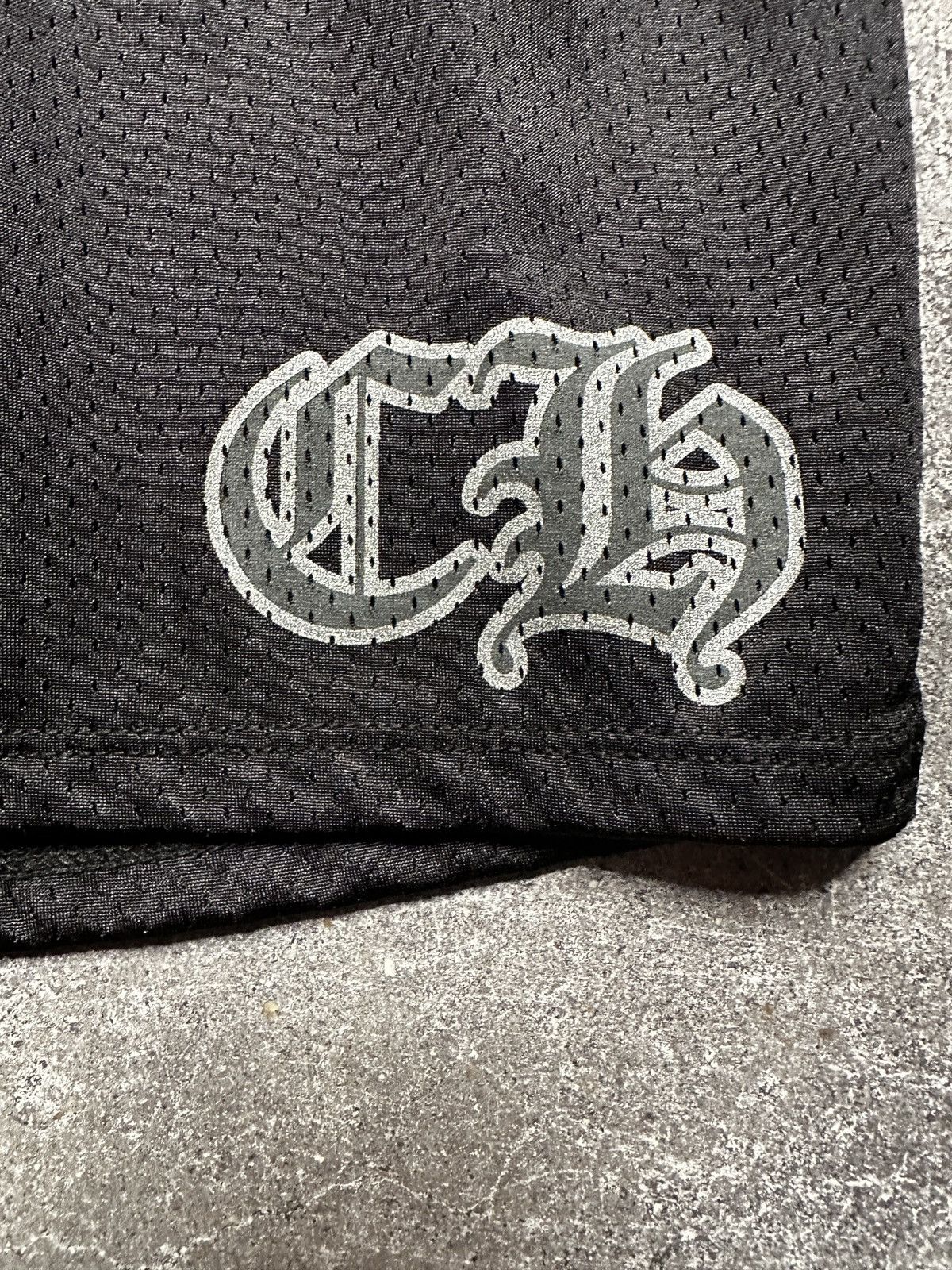 Chrome Hearts Chrome Hearts Womens Varsity Mesh CH 22 Shorts Black Size XL Size 38" / US 16 / IT 52 - 2 Thumbnail