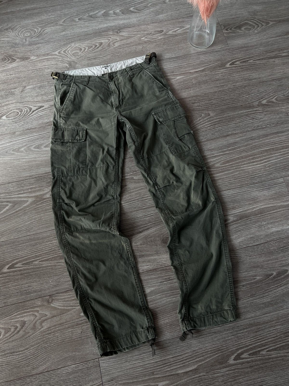 Carhartt × Carhartt Wip ‼️Carhartt Wip Regular Cargo Y2k Box Logo Rap Pants‼️ Size US 36 / EU 52 - 1 Thumbnail