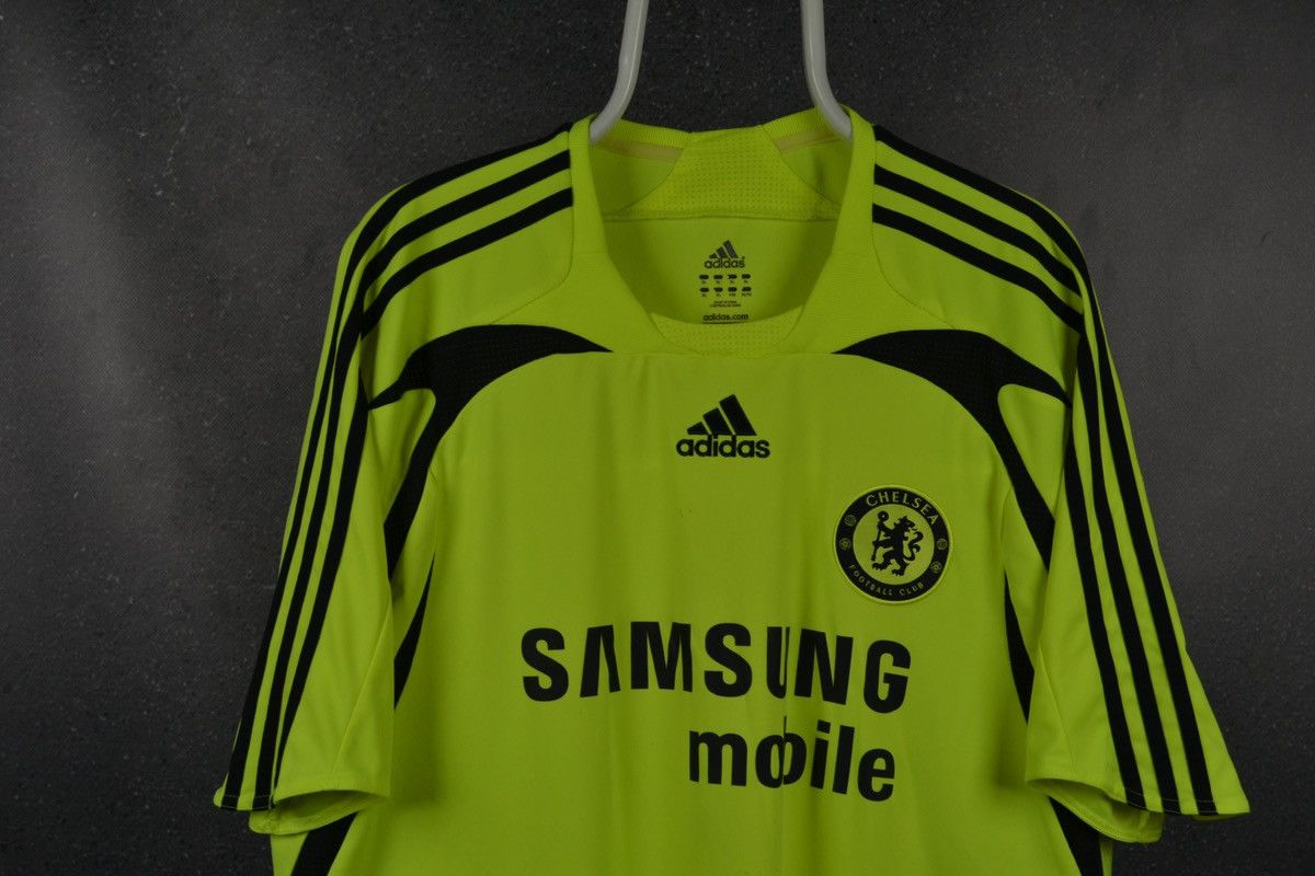Vintage Chelsea London 2007 Away Football Shirt Vintage Adidas Retro Size US XL / EU 56 / 4 - 3 Thumbnail